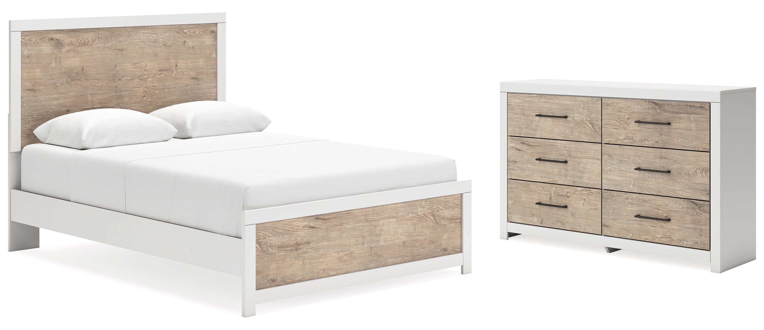 Charbitt White Panel Bedroom Set