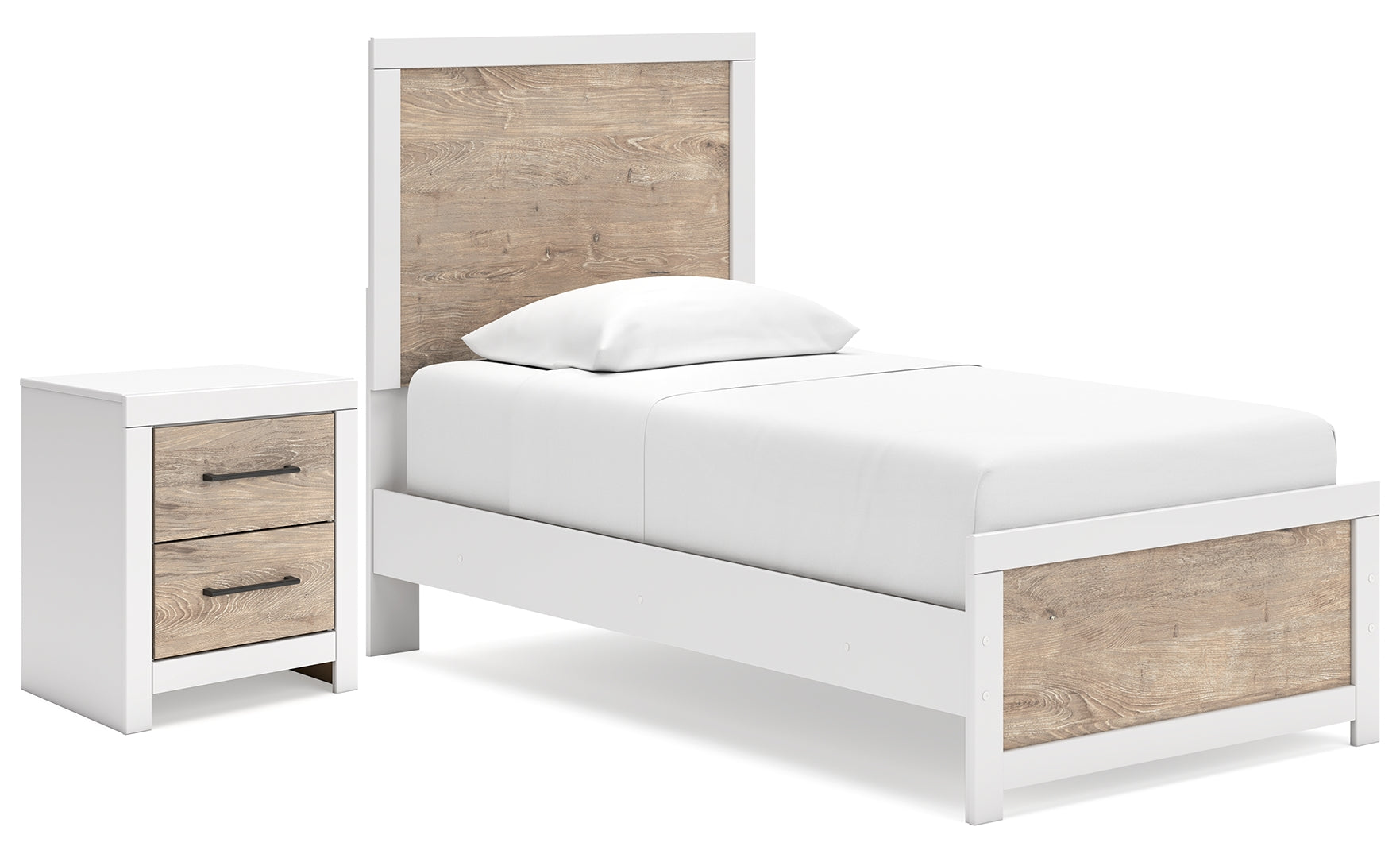 Charbitt White Panel Bedroom Set