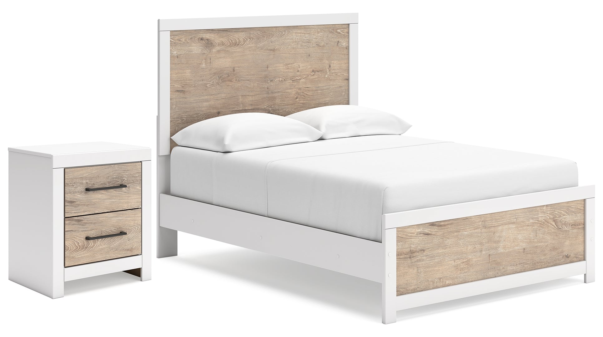 Charbitt White Panel Bedroom Set