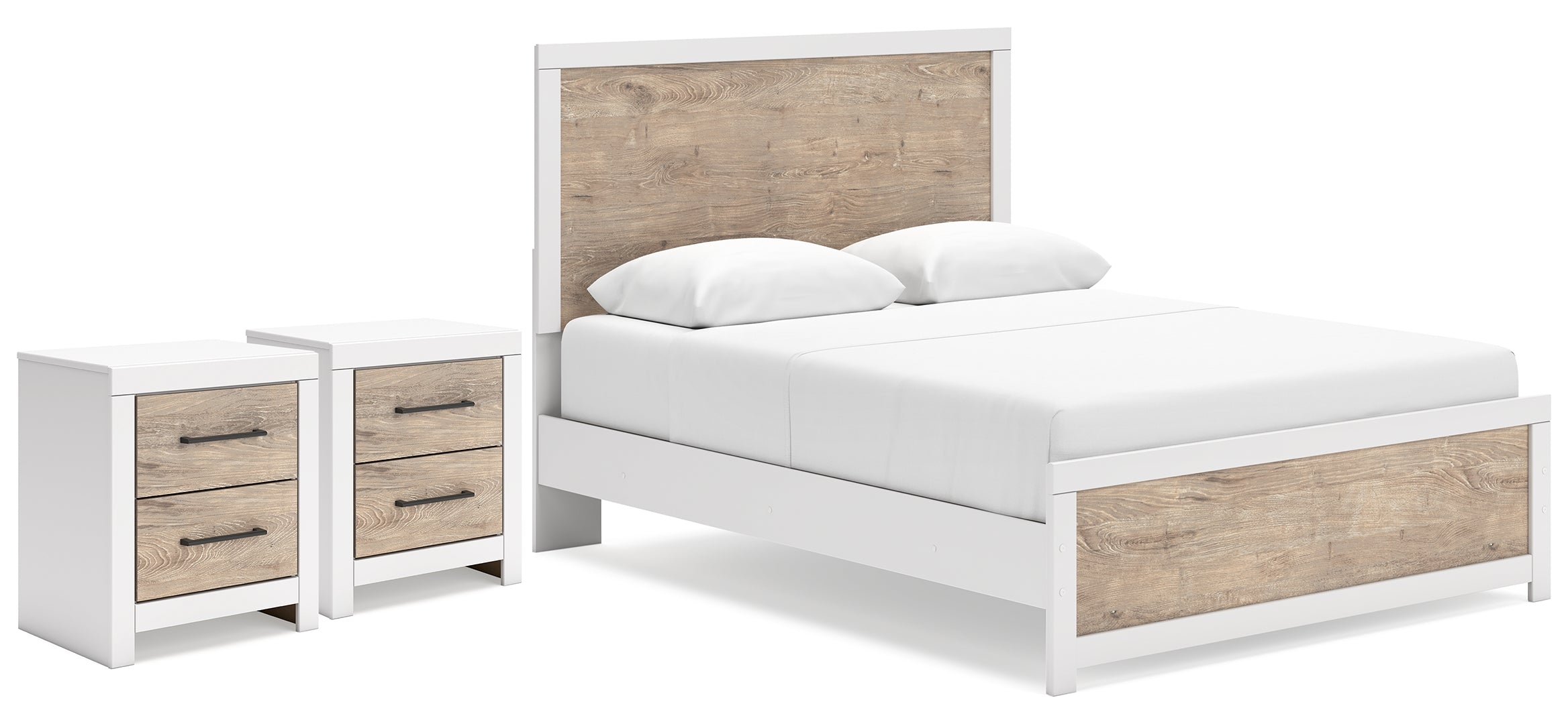 Charbitt White Panel Bedroom Set