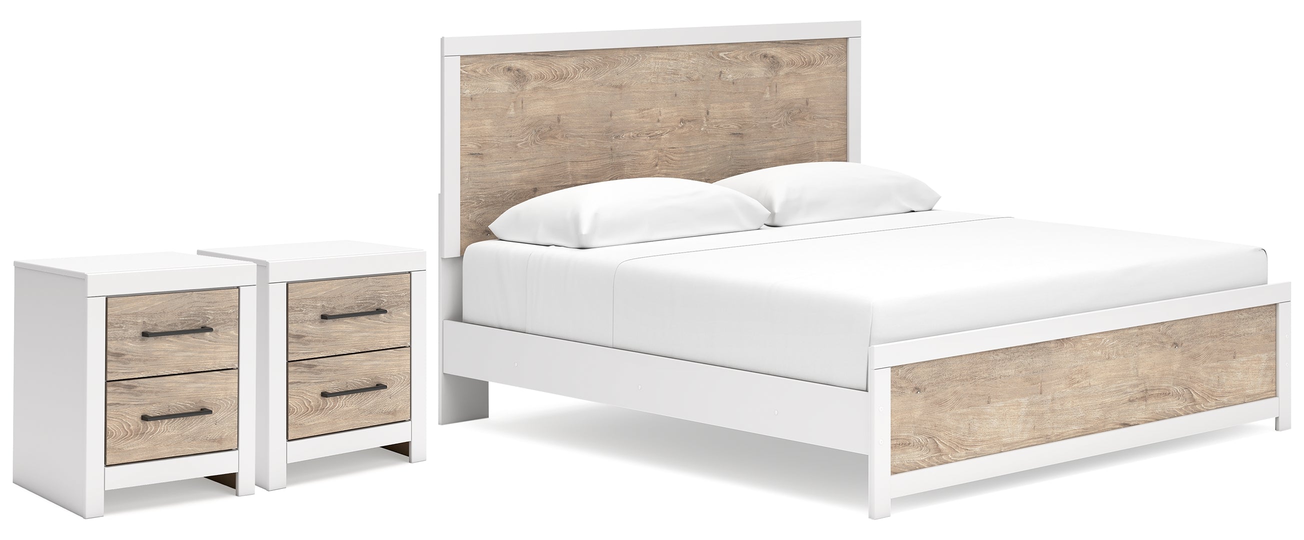 Charbitt White Panel Bedroom Set