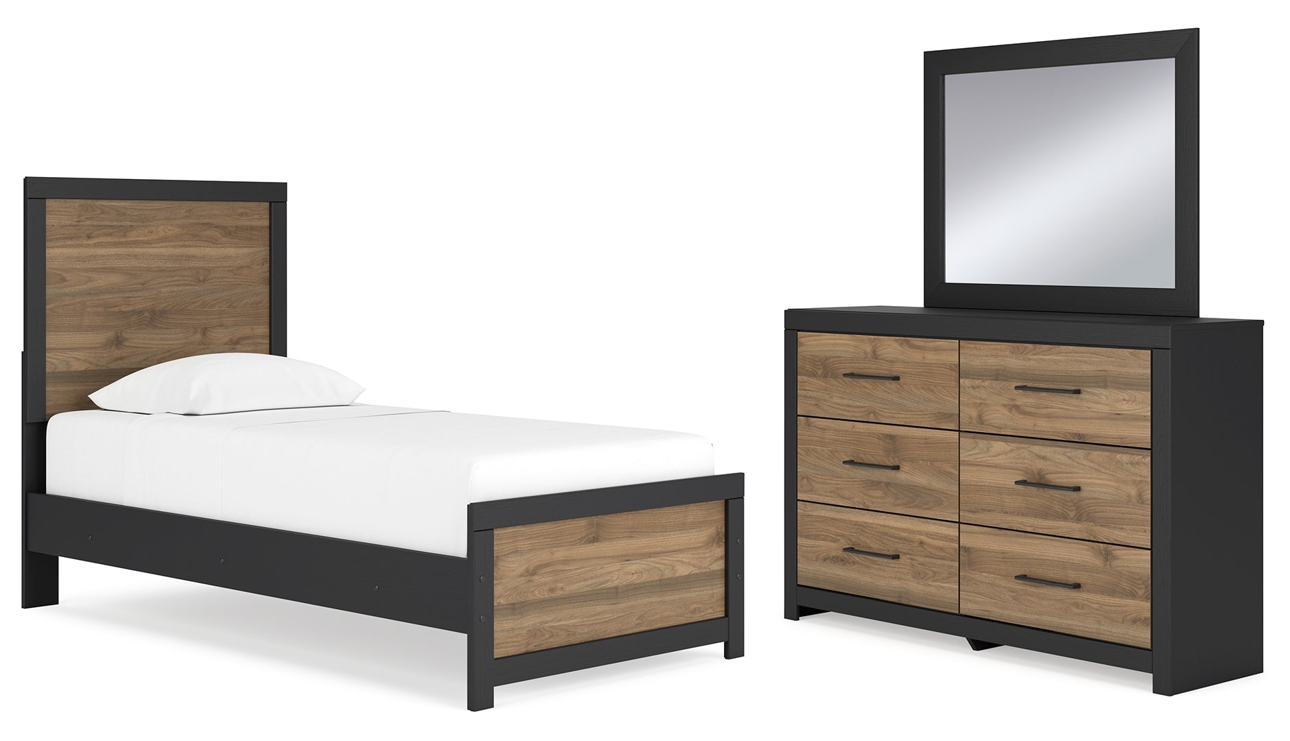 Vertani Brown Panel Bedroom Set