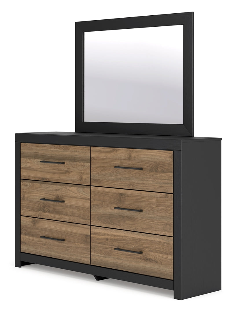 Vertani Brown Panel Bedroom Set