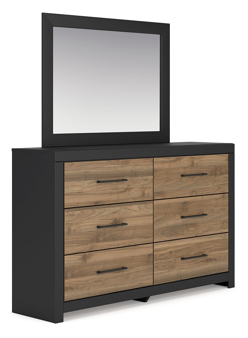 Vertani Brown Panel Bedroom Set