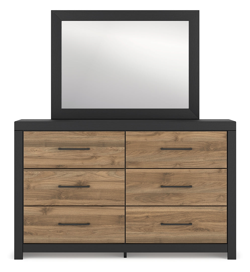 Vertani Brown Panel Bedroom Set