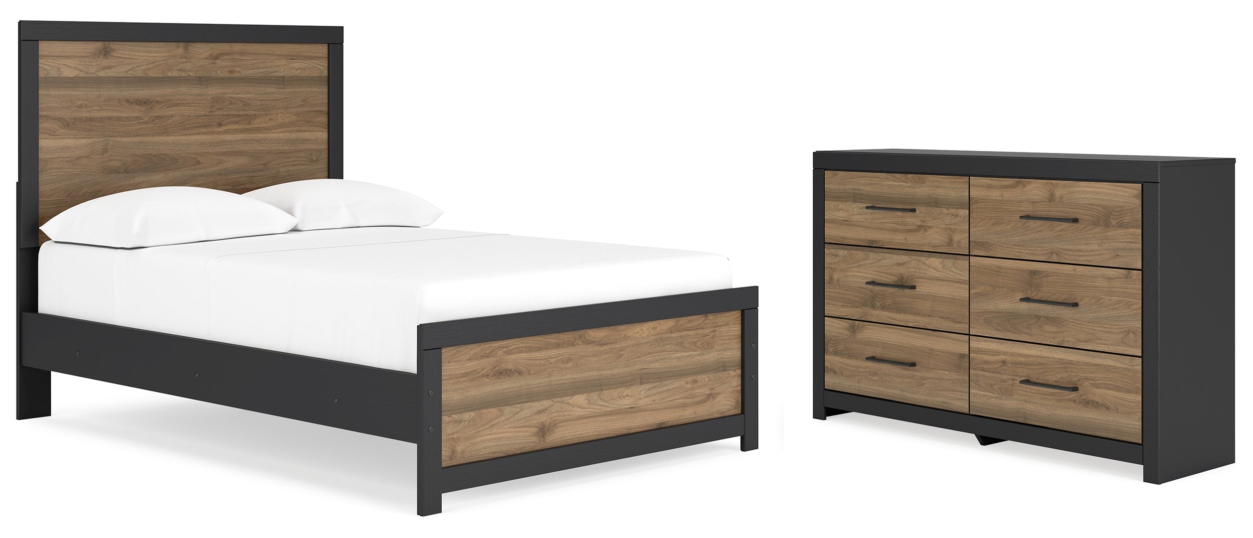 Vertani Brown Panel Bedroom Set