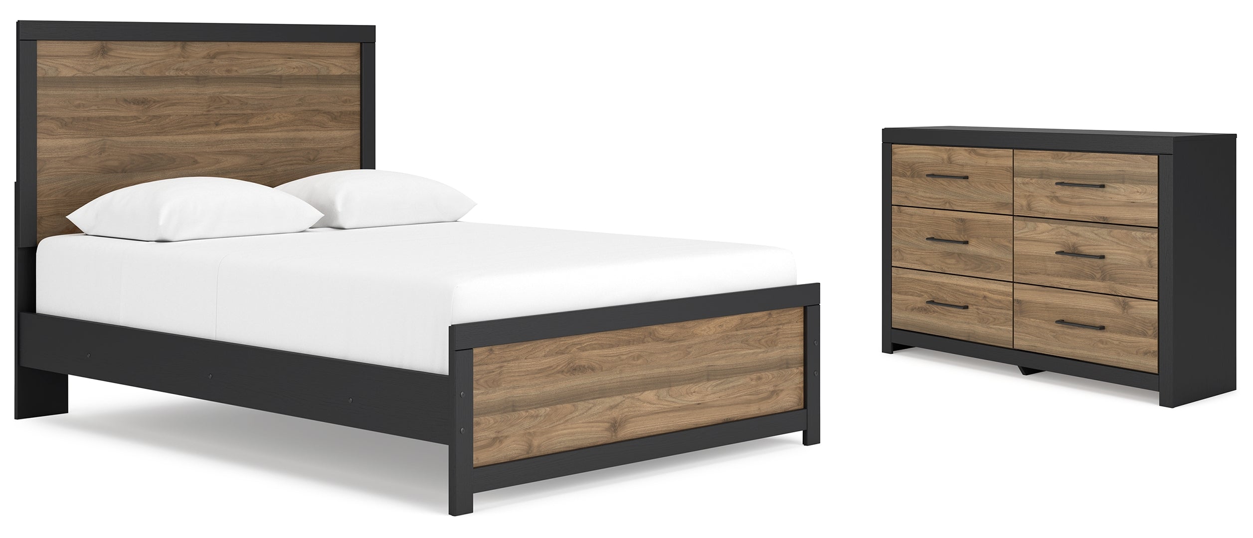 Vertani Brown Panel Bedroom Set