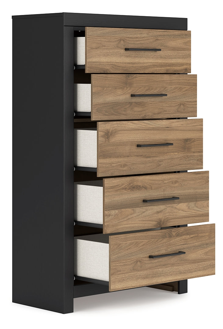 Vertani Five Drawer Chest