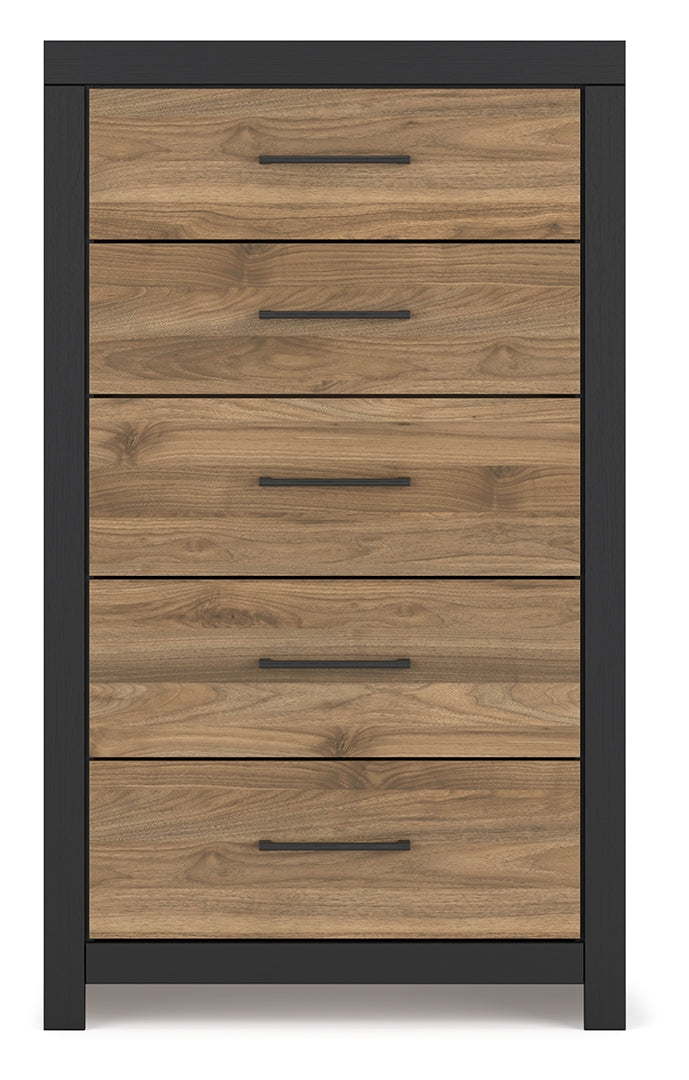 Vertani Five Drawer Chest