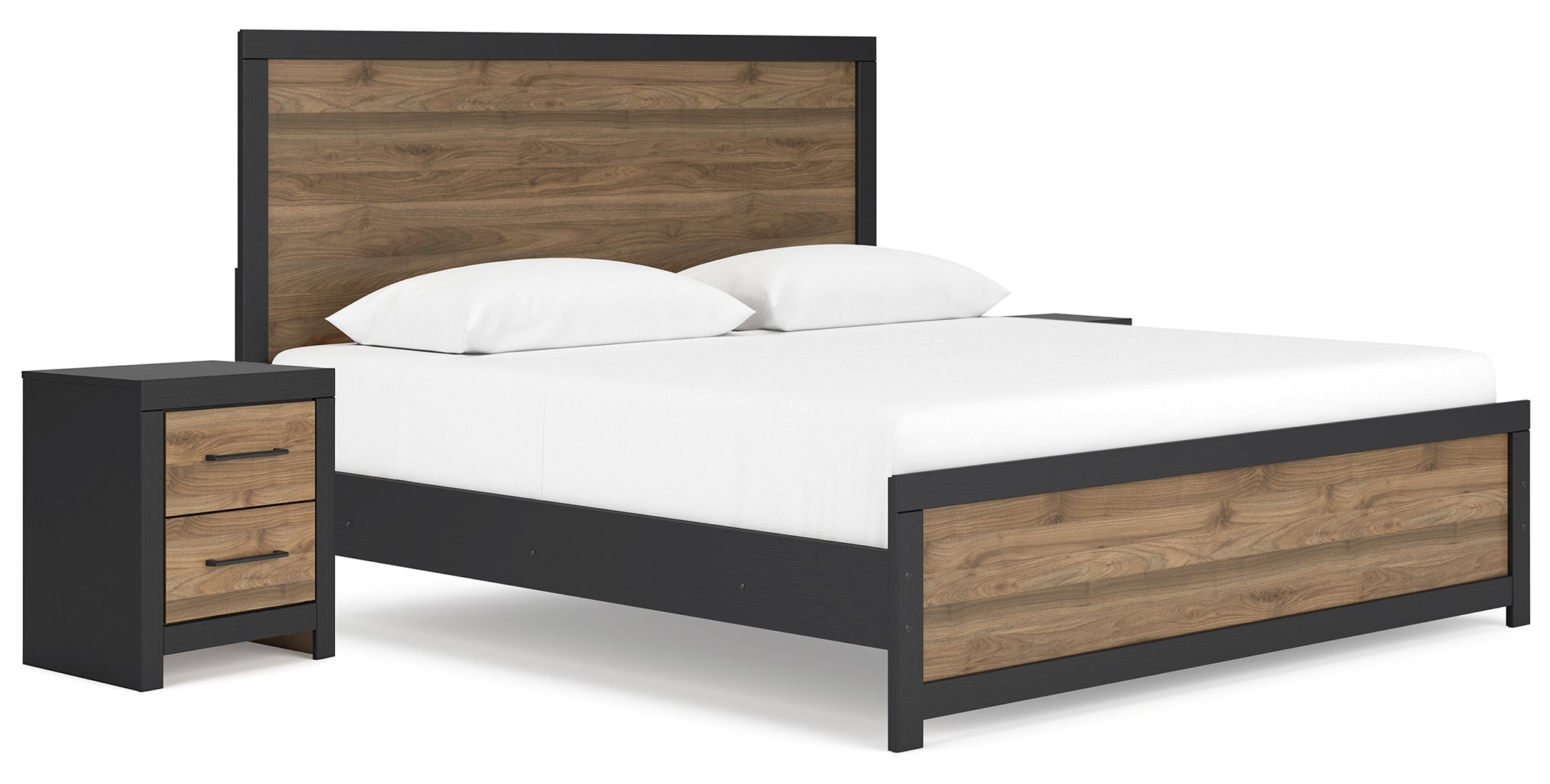 Vertani Brown Panel Bedroom Set