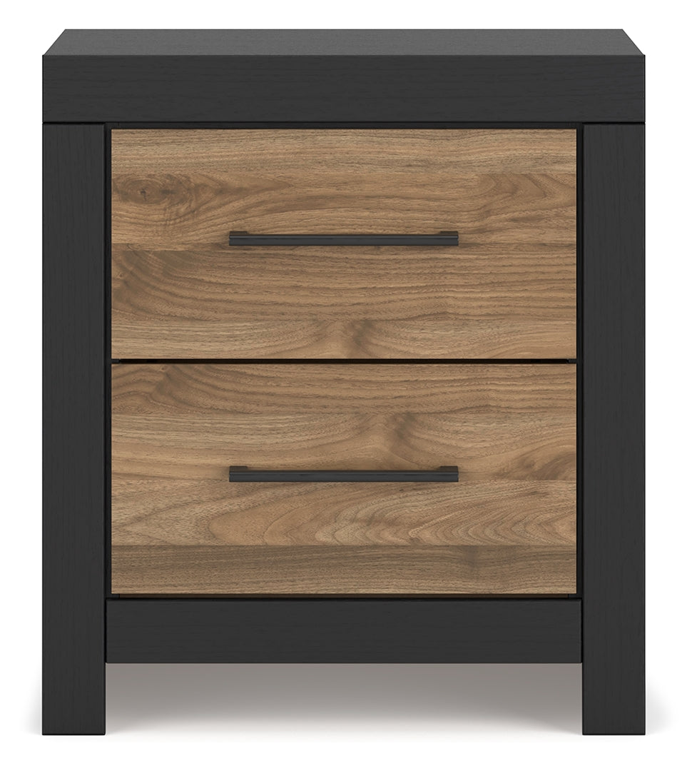 Vertani Two Drawer Night Stand