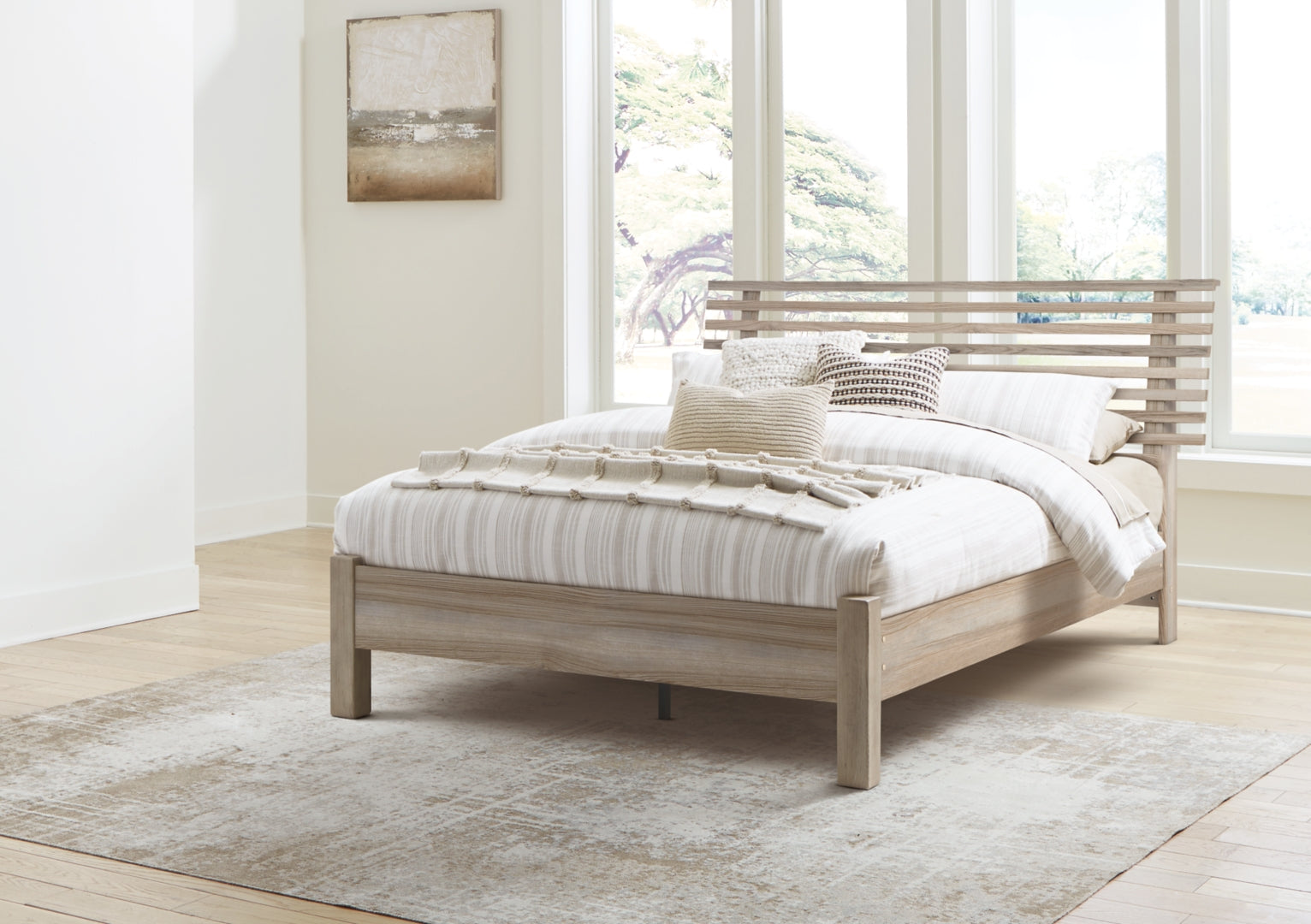 Hasbrick Slat Panel Bed