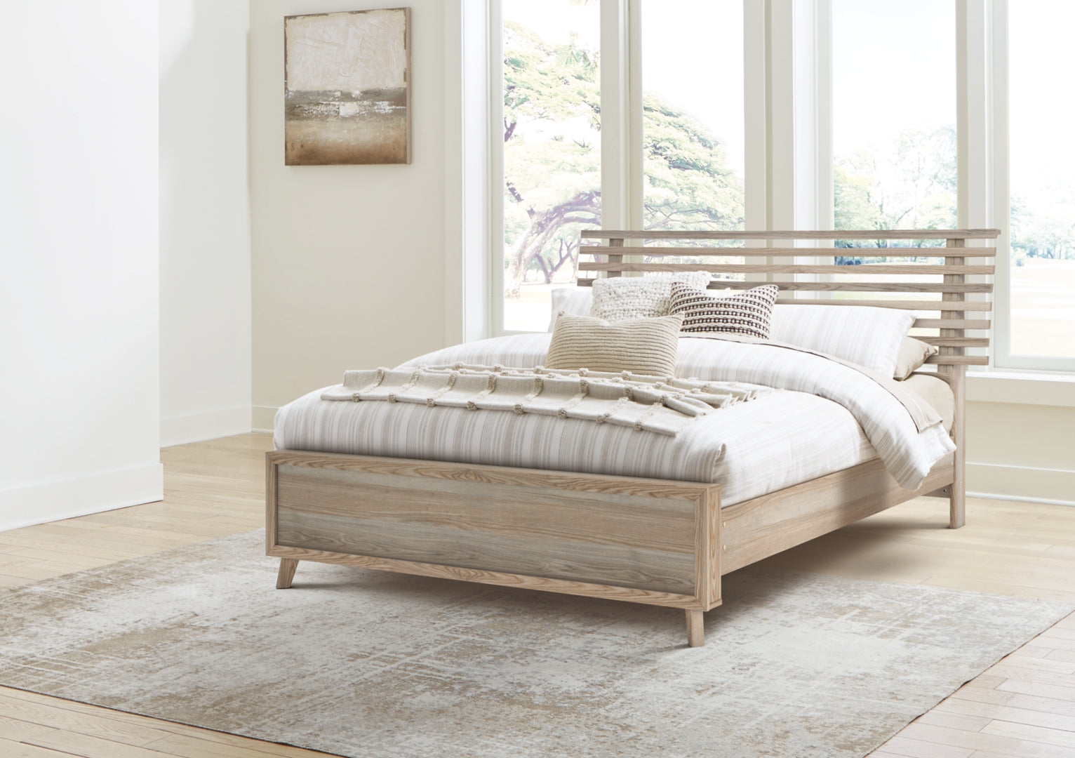 Hasbrick Slat Panel Bed