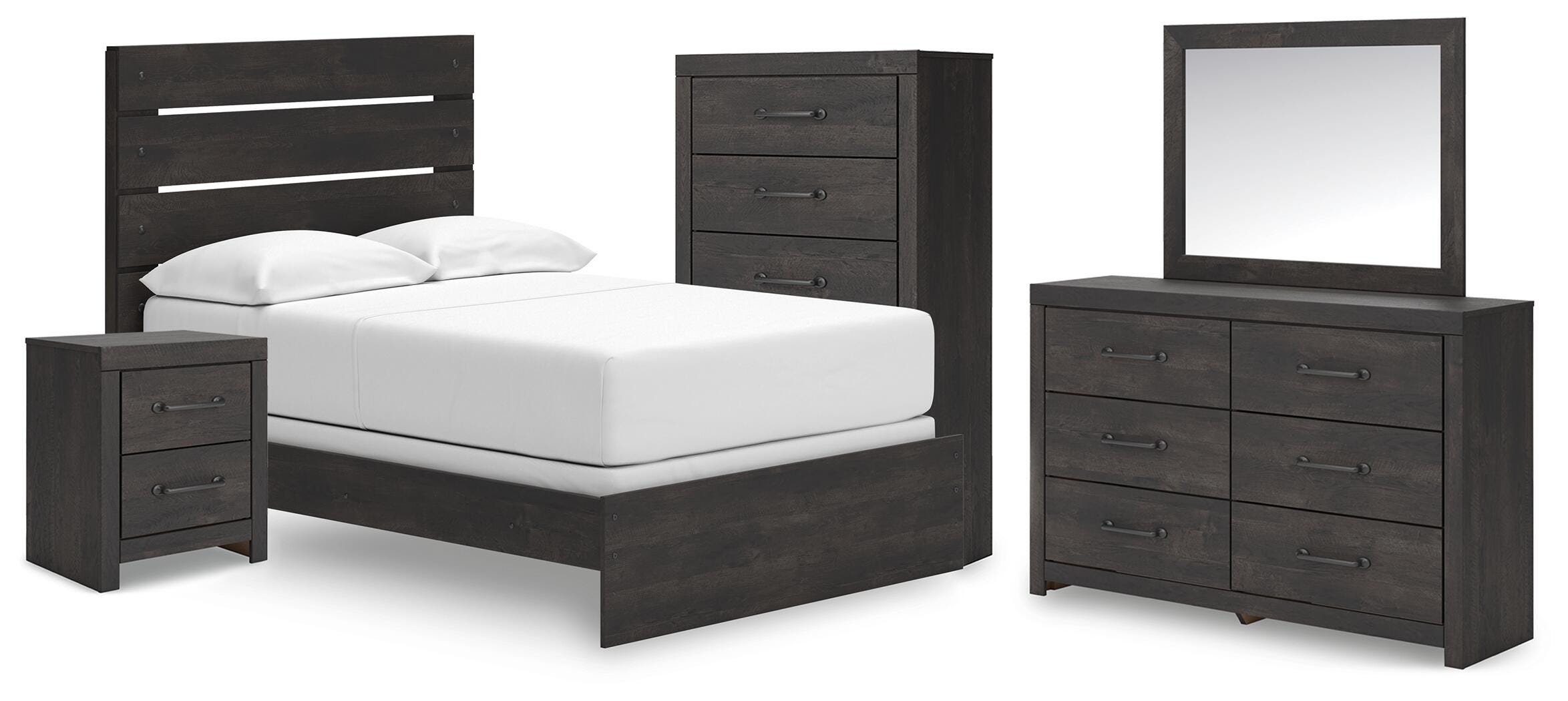 Hollivern Panel Bed Bedroom Set
