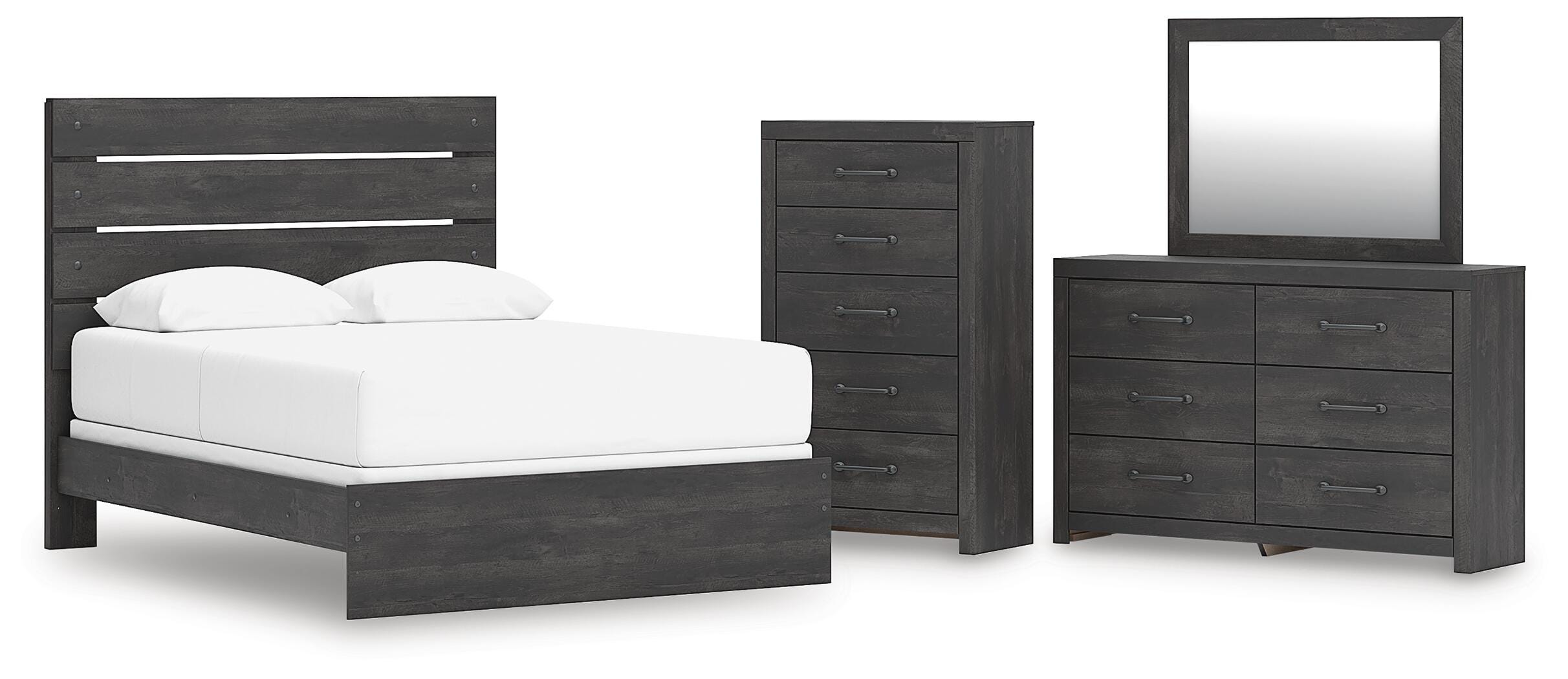 Hollivern Panel Bed Bedroom Set