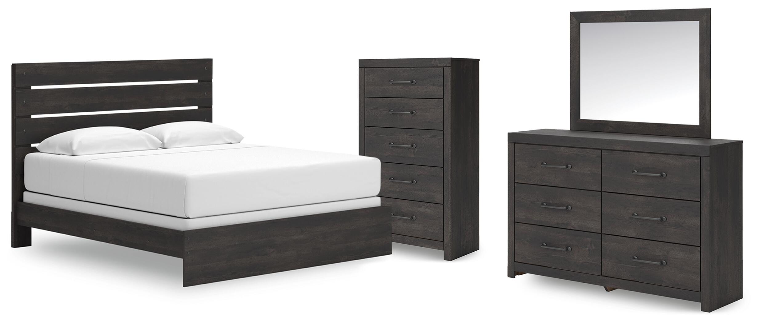 Hollivern Panel Bed Bedroom Set