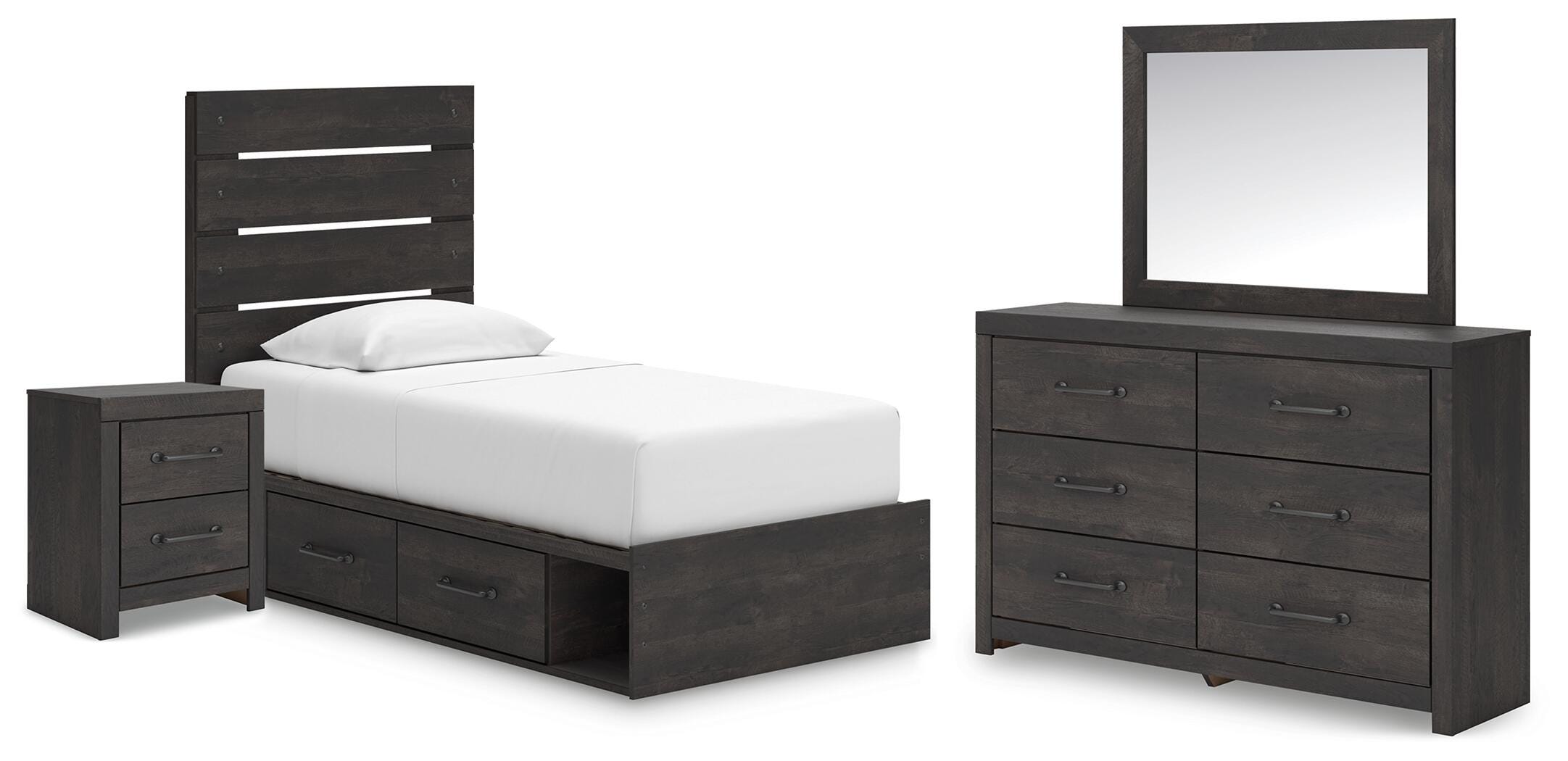 Hollivern Panel Bed Bedroom Set