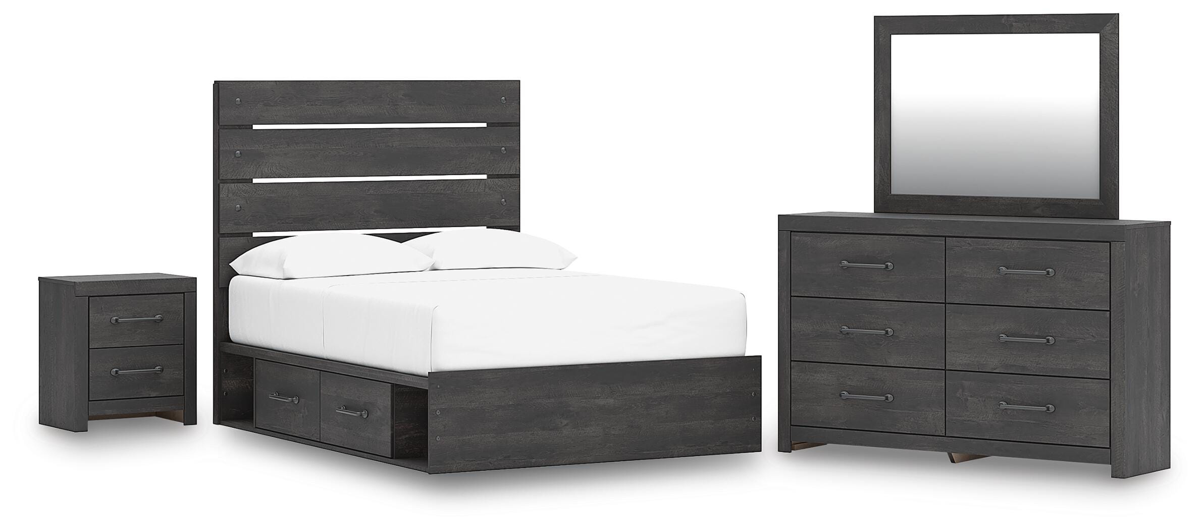 Hollivern Panel Bed Bedroom Set