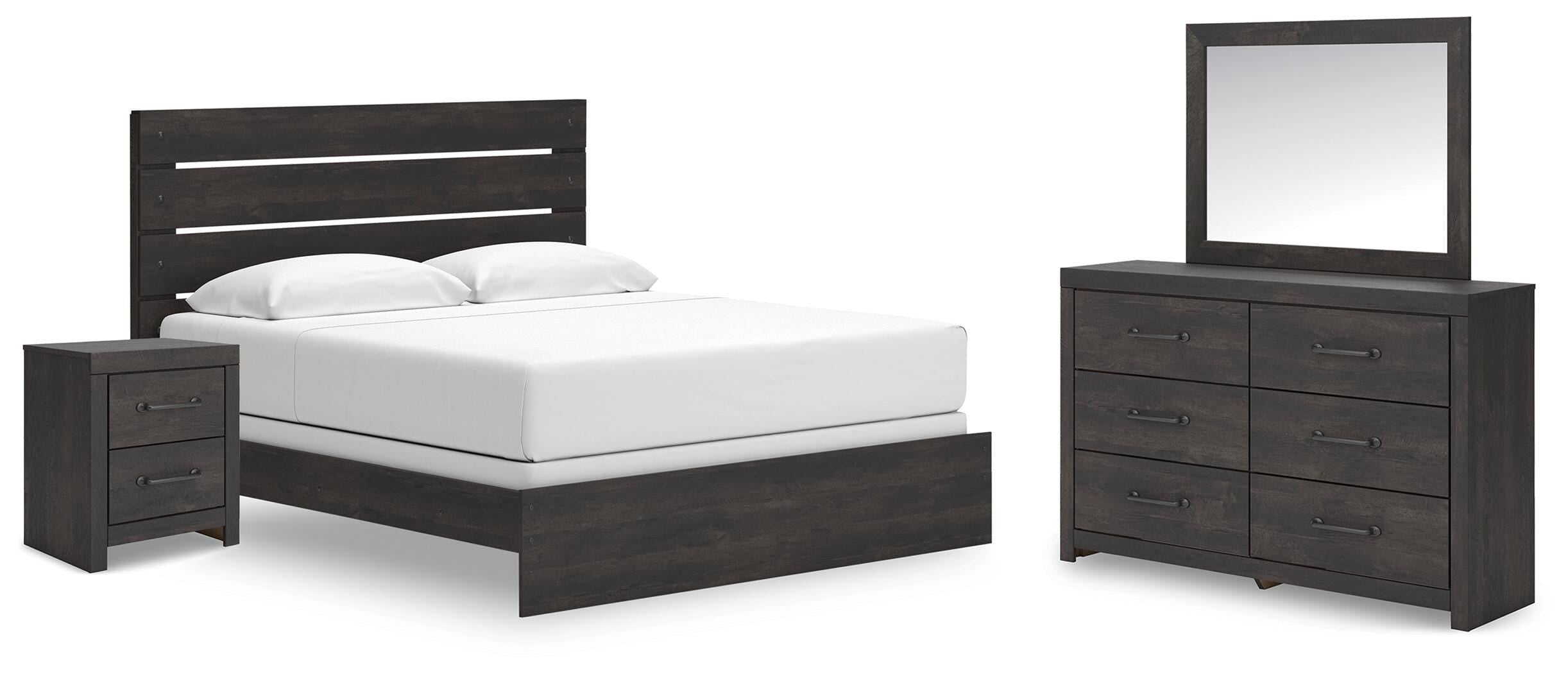 Hollivern Panel Bed Bedroom Set