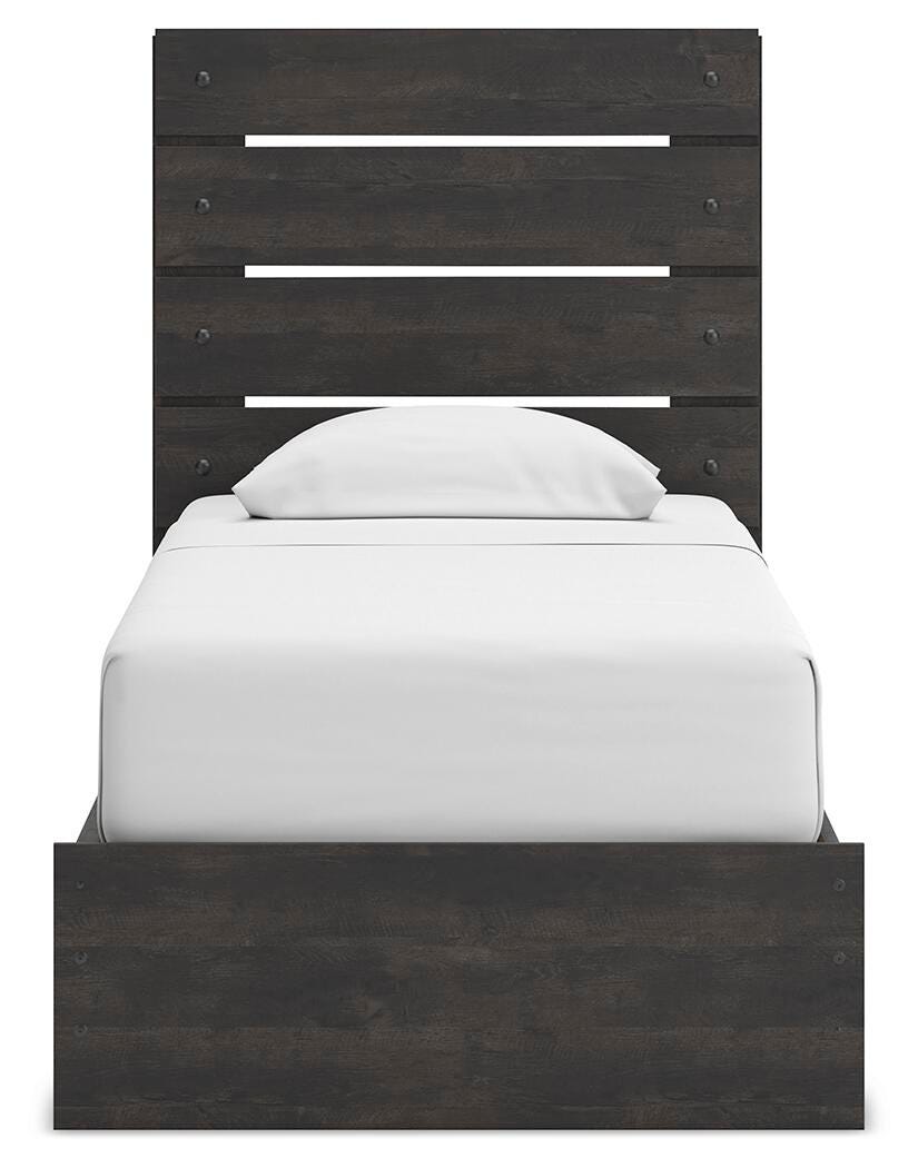 Delmorta Panel Storage Bed