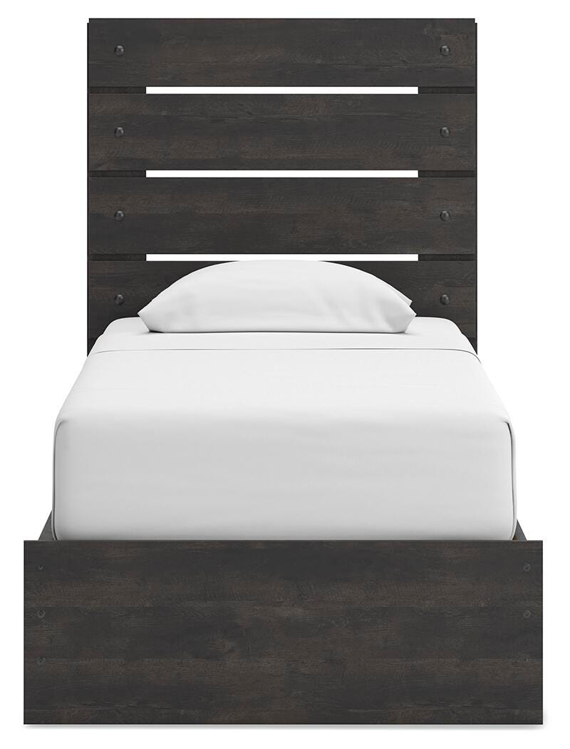 Delmorta Panel Bed with Storage