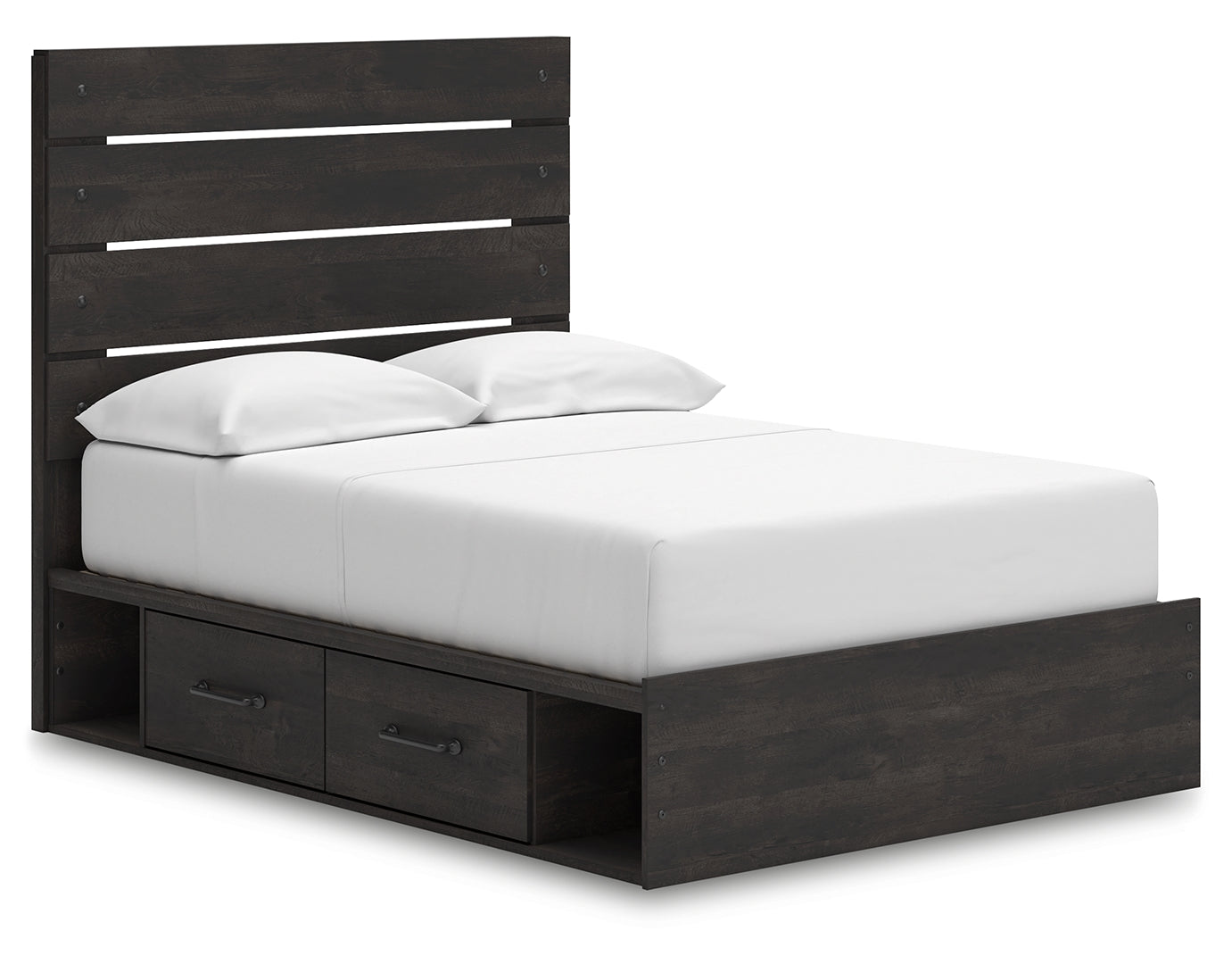 Hollivern Panel Bed with Storage