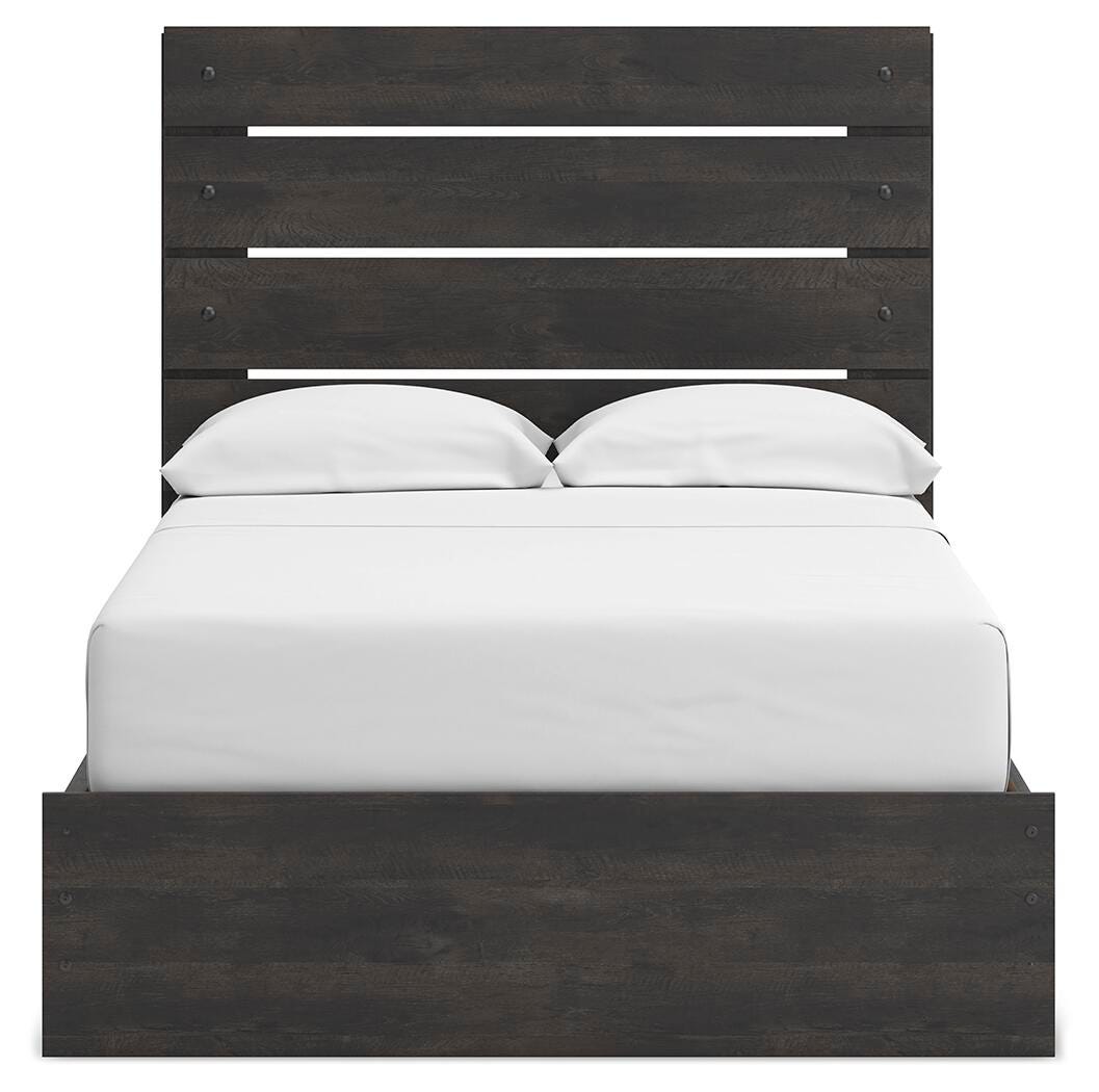 Delmorta Panel Bed with Storage