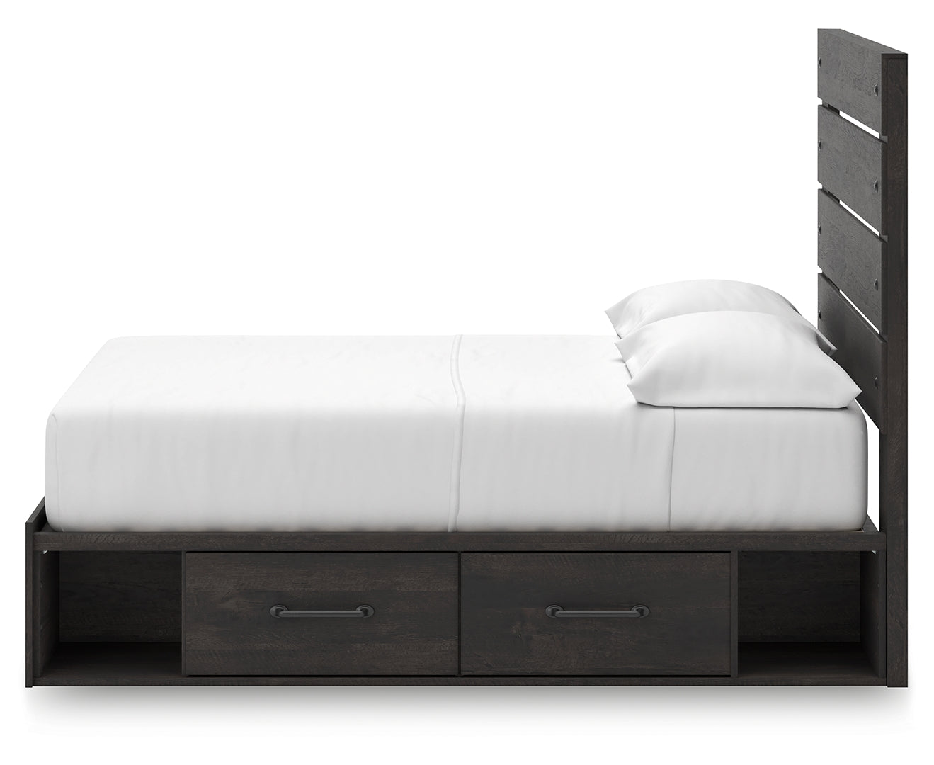 Hollivern Panel Bed with Storage