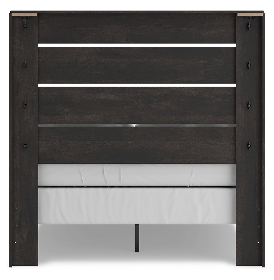 Hollivern Panel Bed with Storage