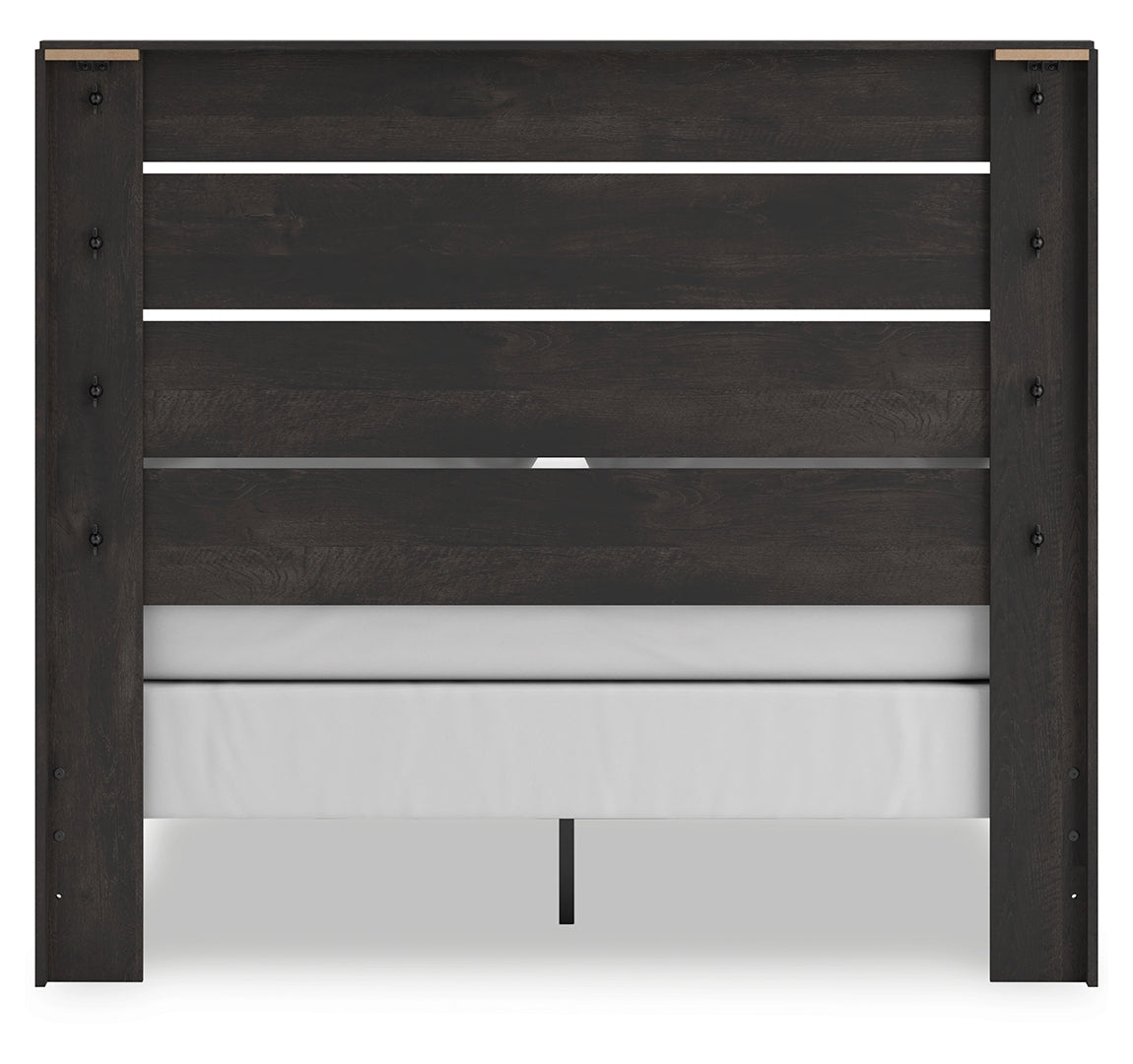 Hollivern Panel Bed with Storage