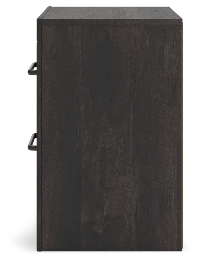 Delmorta Two Drawer Night Stand