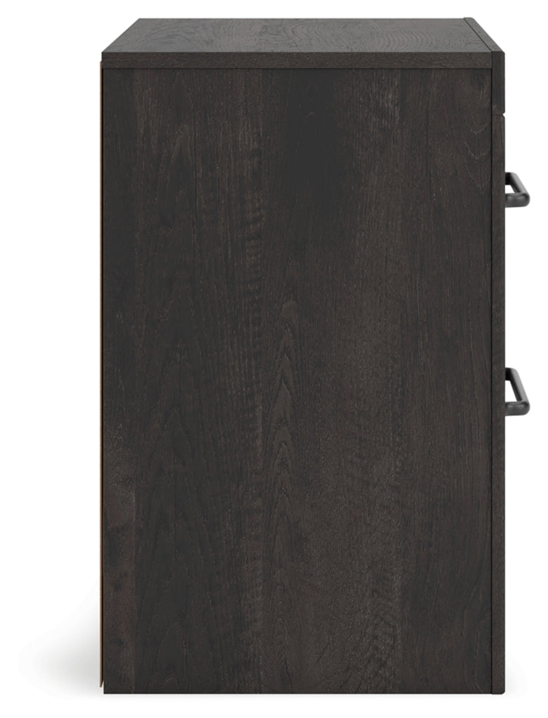 Delmorta Two Drawer Night Stand