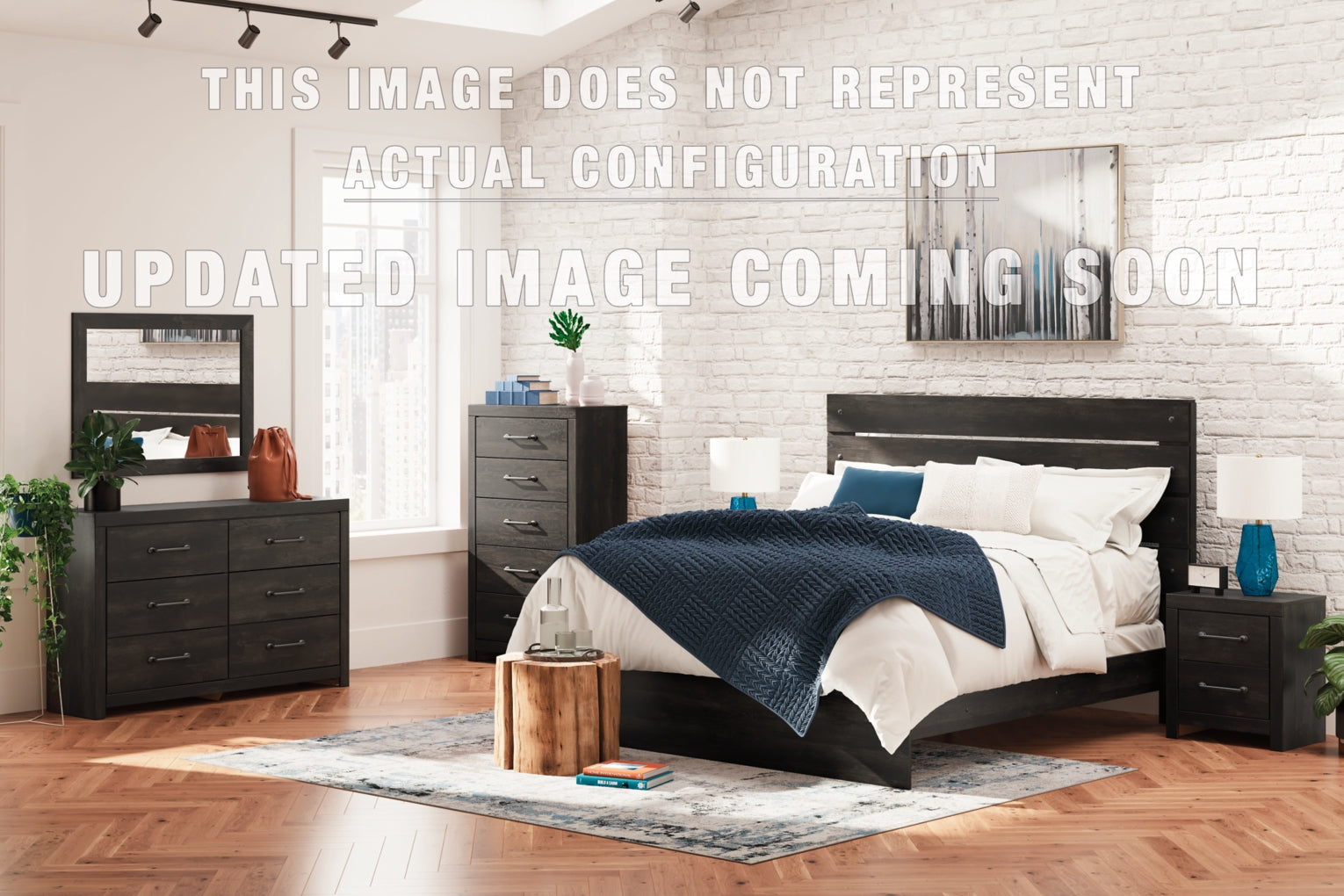 Delmorta Panel Bed with Storage