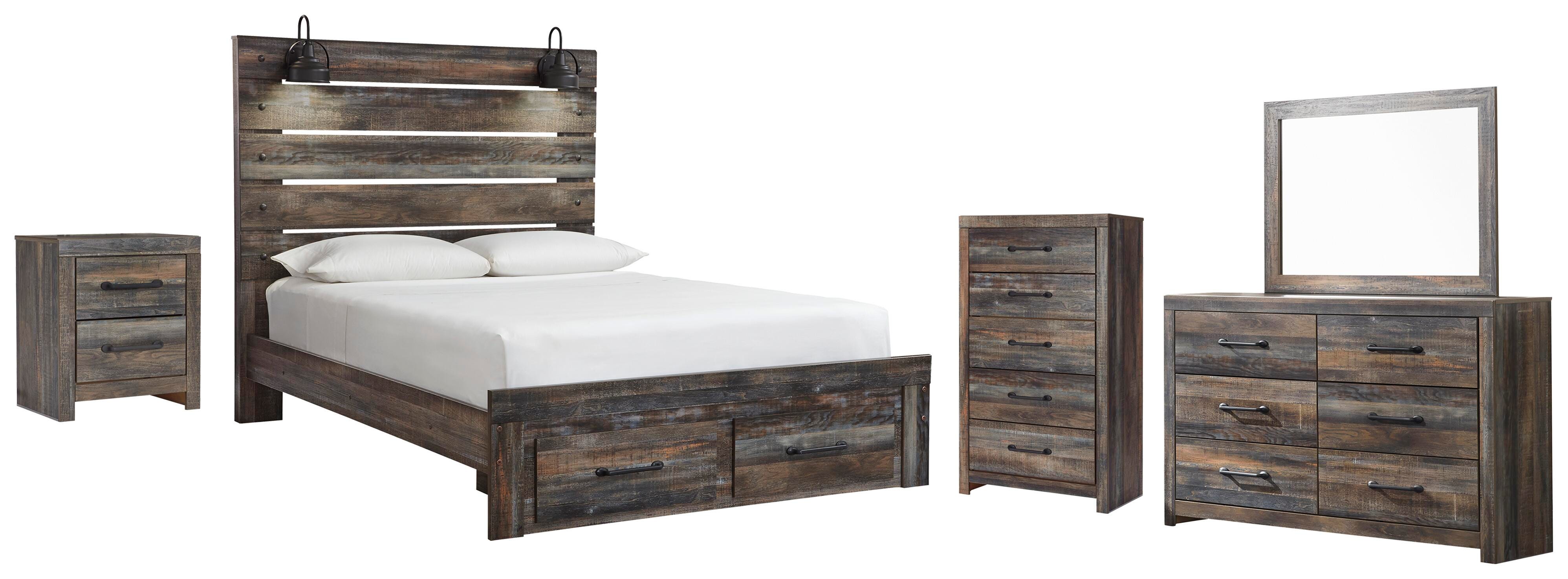 Drystan Panel Bed Bedroom Set