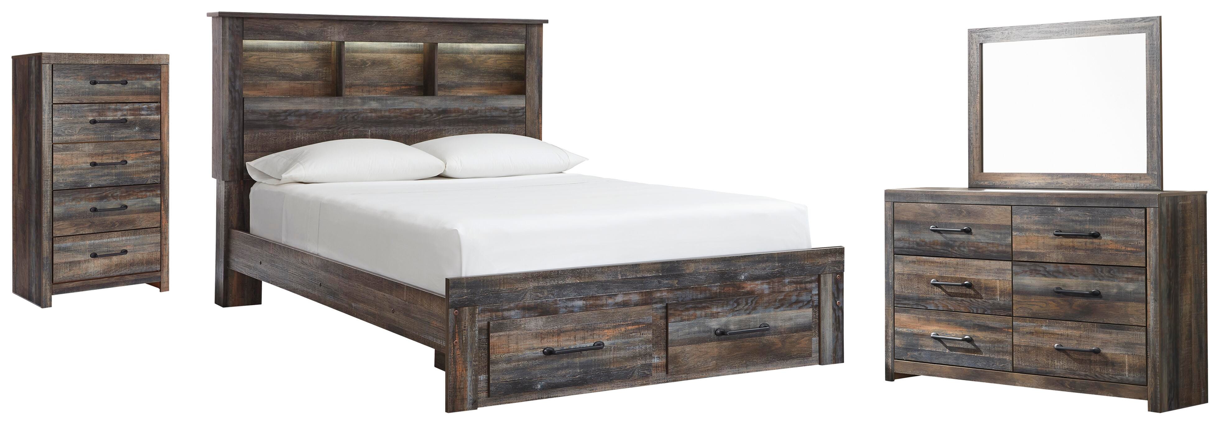 Drystan Bookcase Bed Bedroom Set