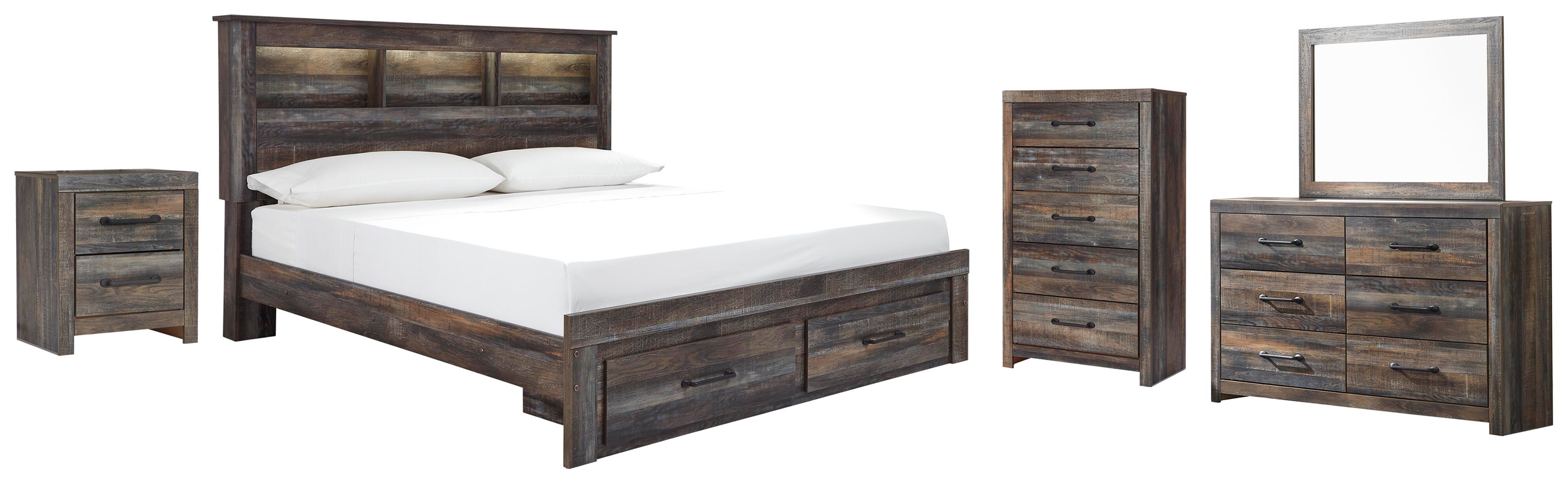 Drystan Bookcase Bed Bedroom Set