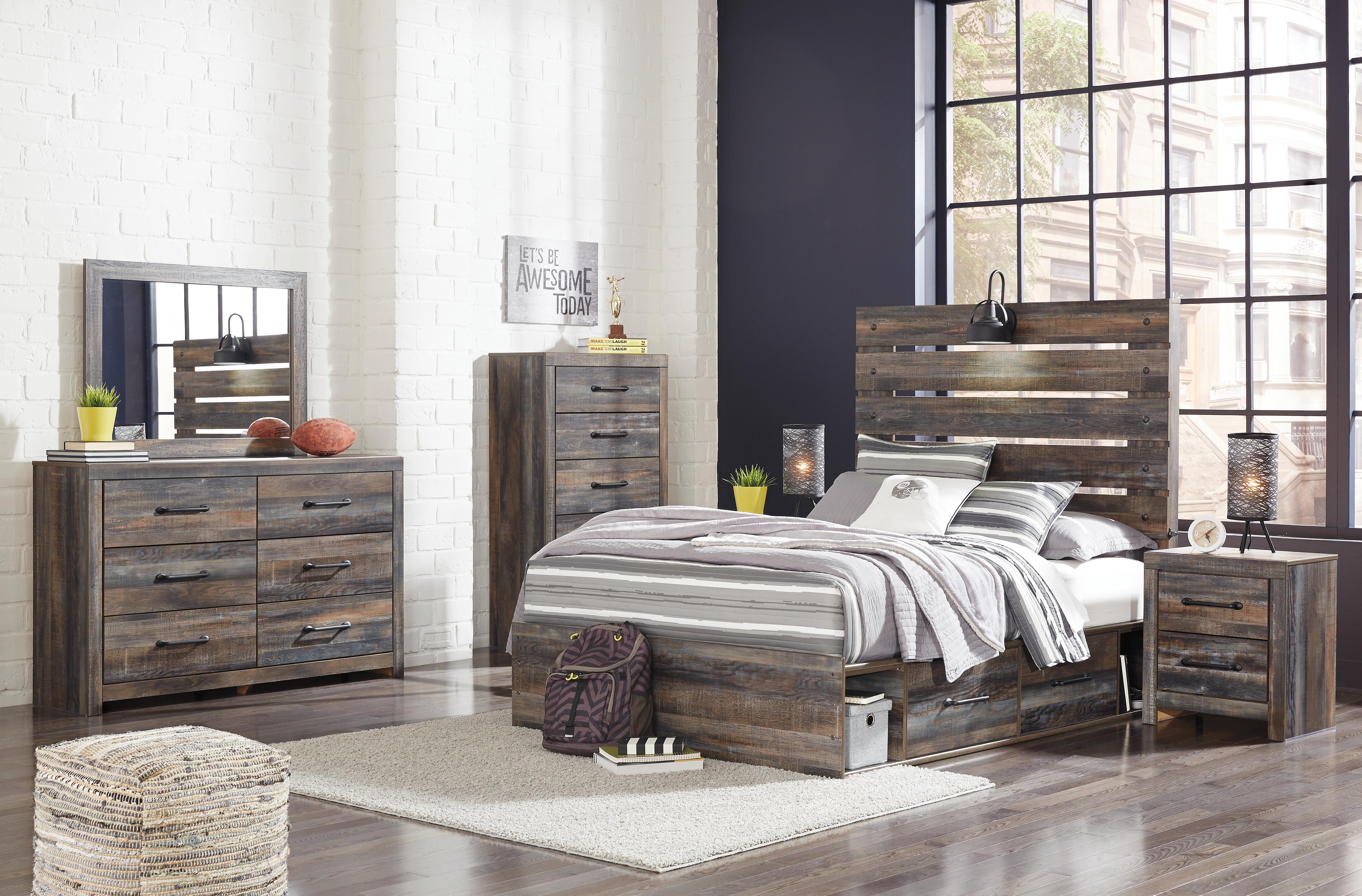 Drystan Panel Bed Bedroom Set