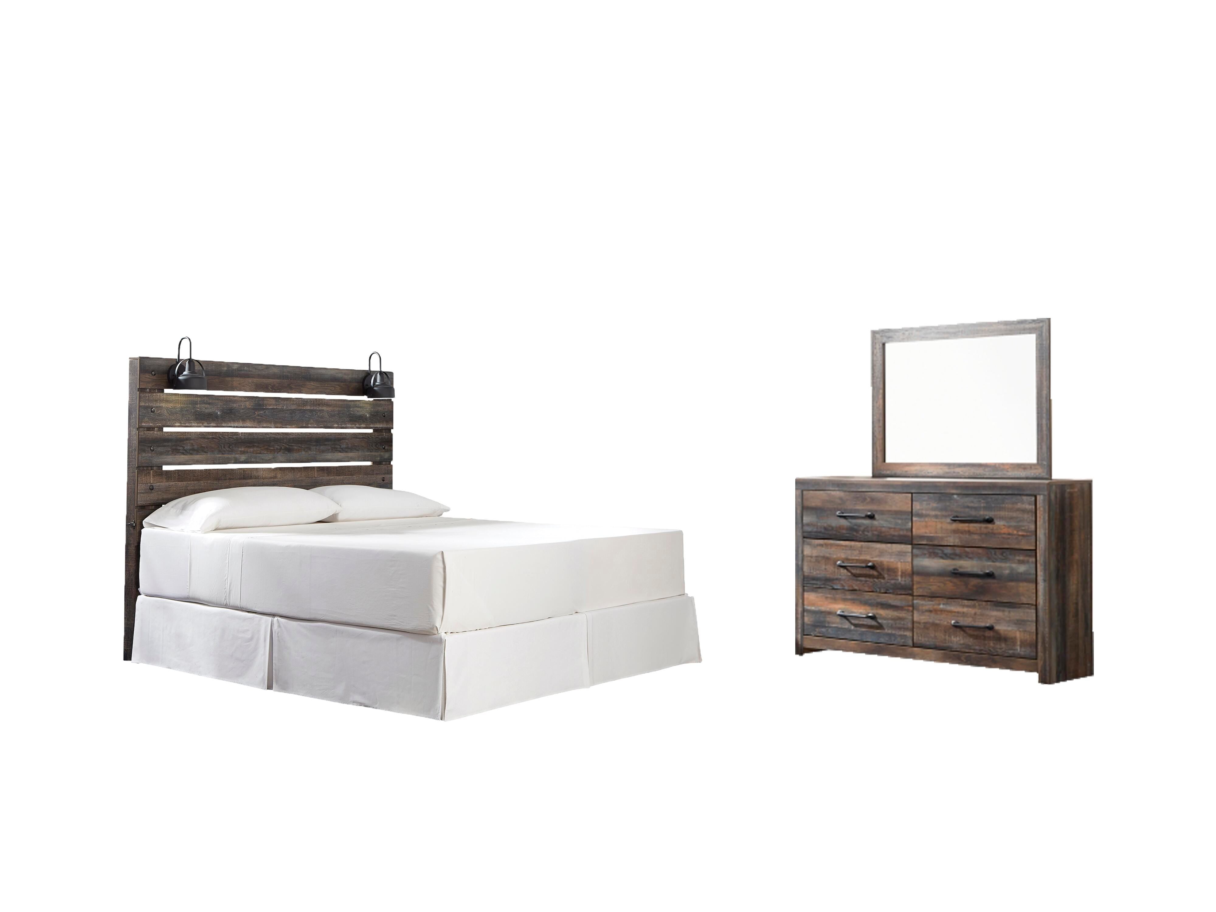 Drystan Panel Headboard Bed Bedroom Set