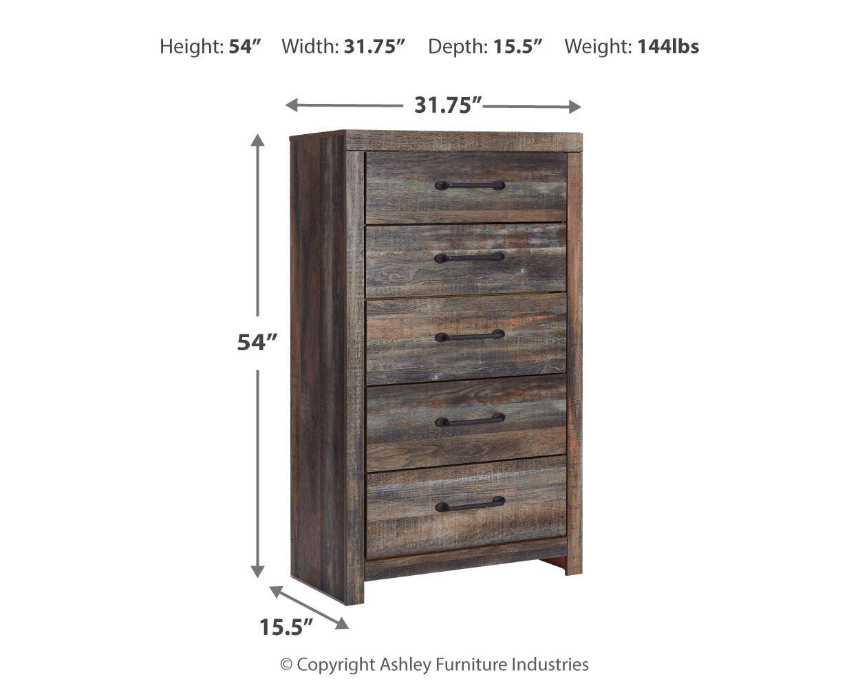 Drystan Bookcase Bed Bedroom Set
