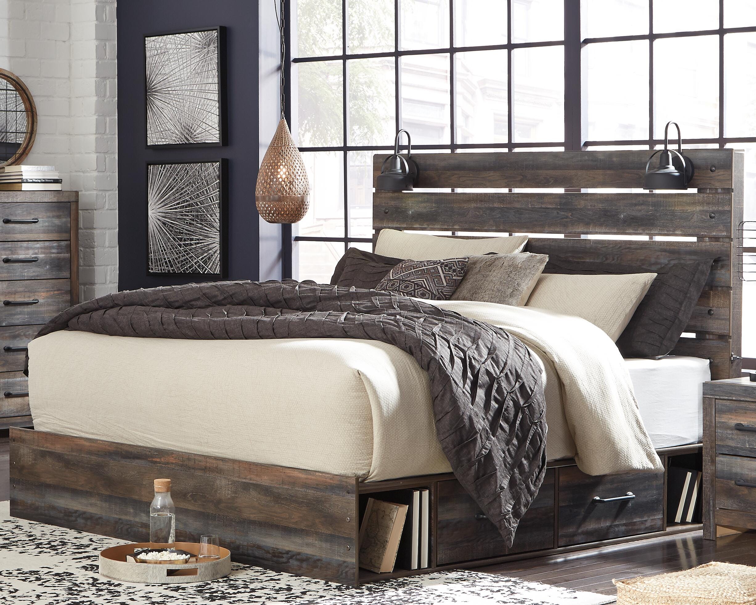 Drystan Panel Bed Bedroom Set
