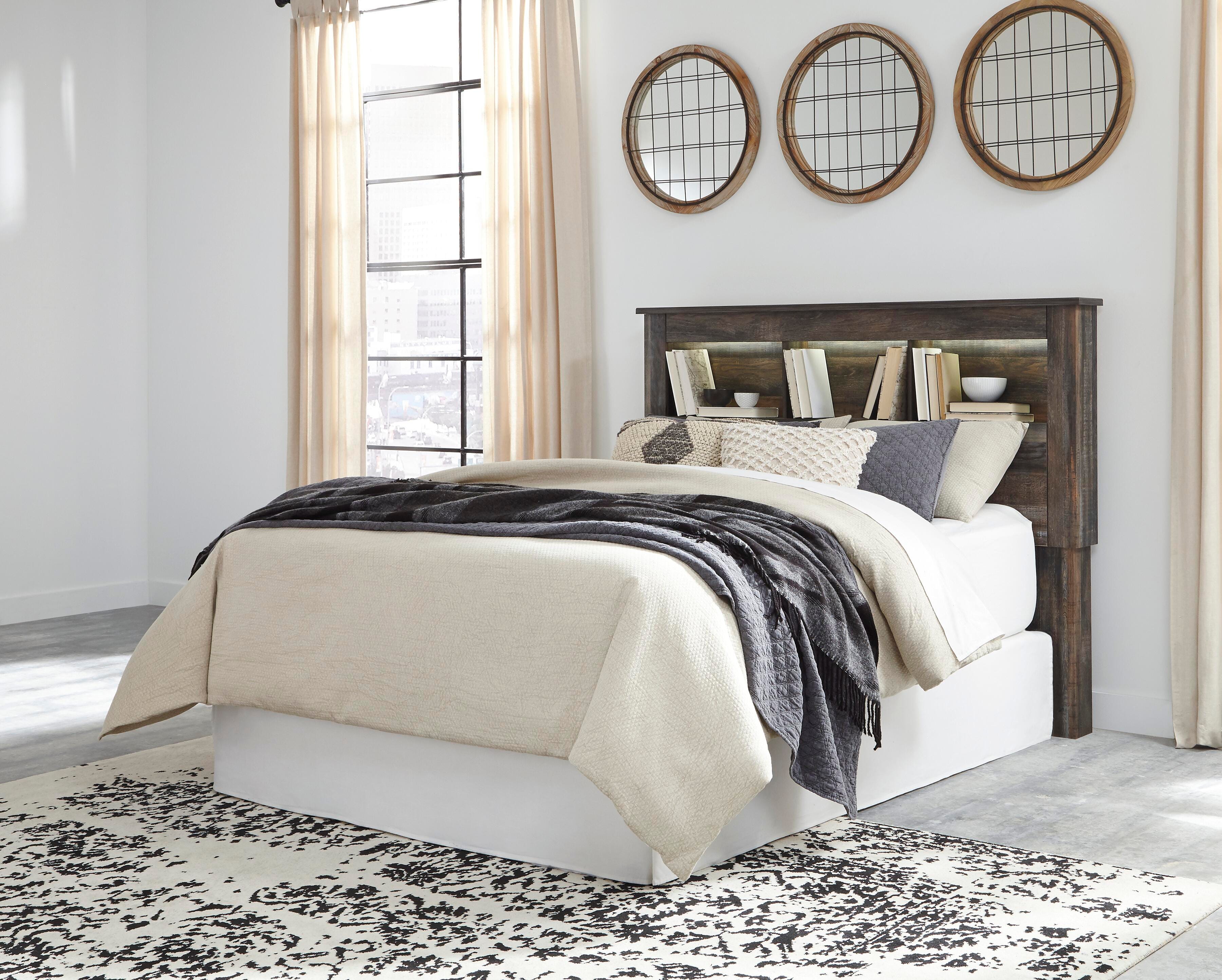 Drystan /Full Bookcase Headboard Bed Bedroom Set