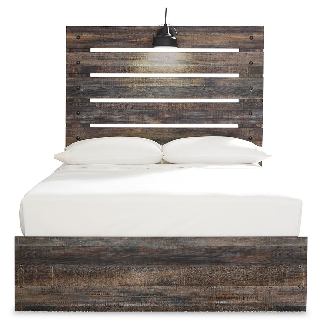 Drystan Panel Bed with 4 Storage Drawers