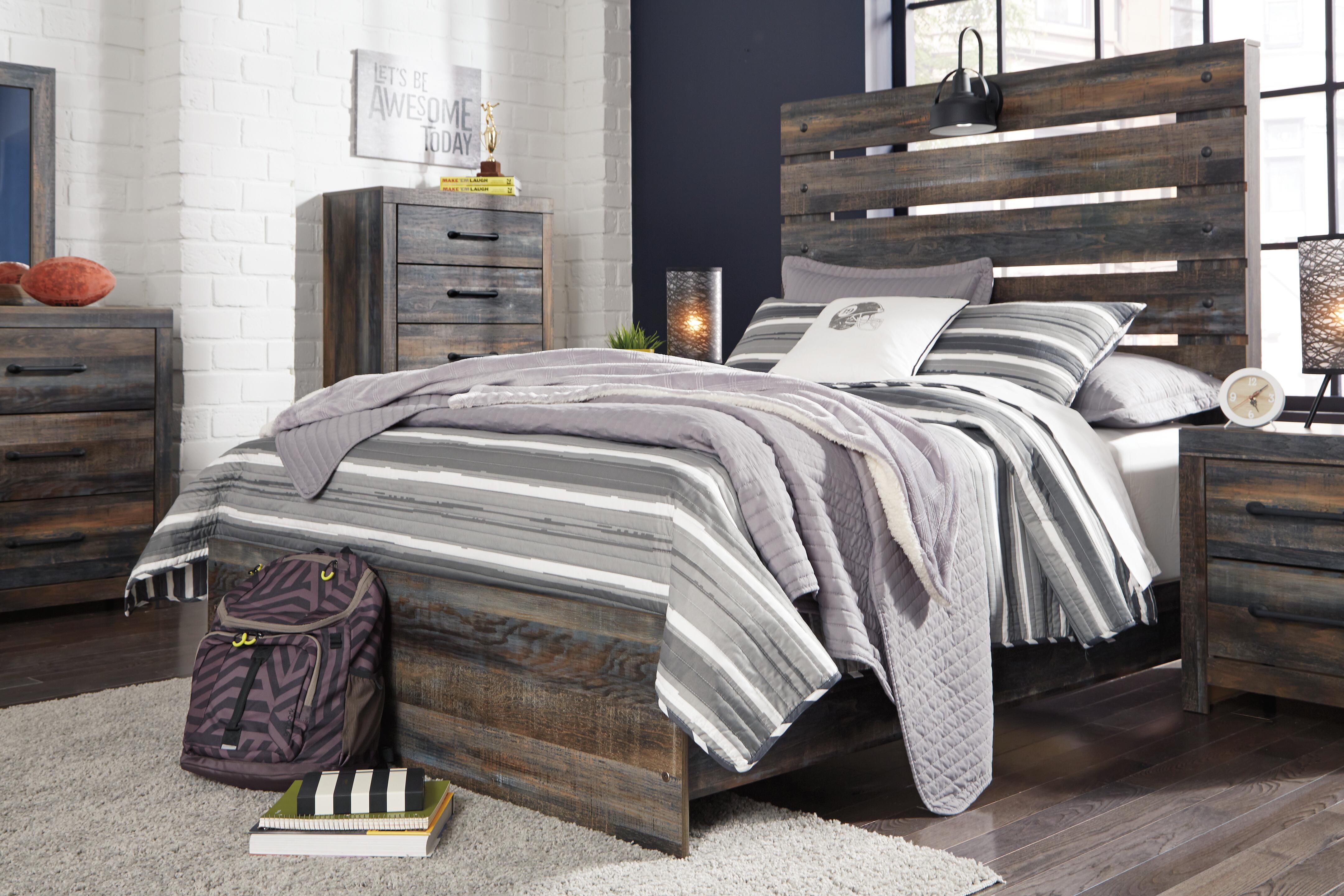 Drystan Panel Bed Bedroom Set