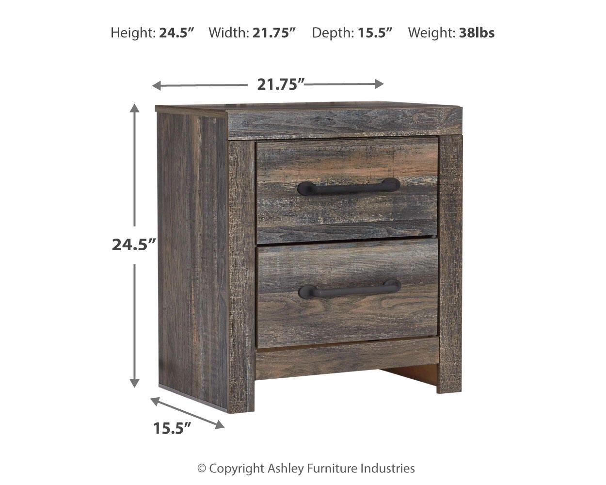 Drystan Panel Bookcase Bed Bedroom Set