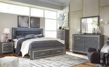 Lodanna Bed with 2 Storage Drawers