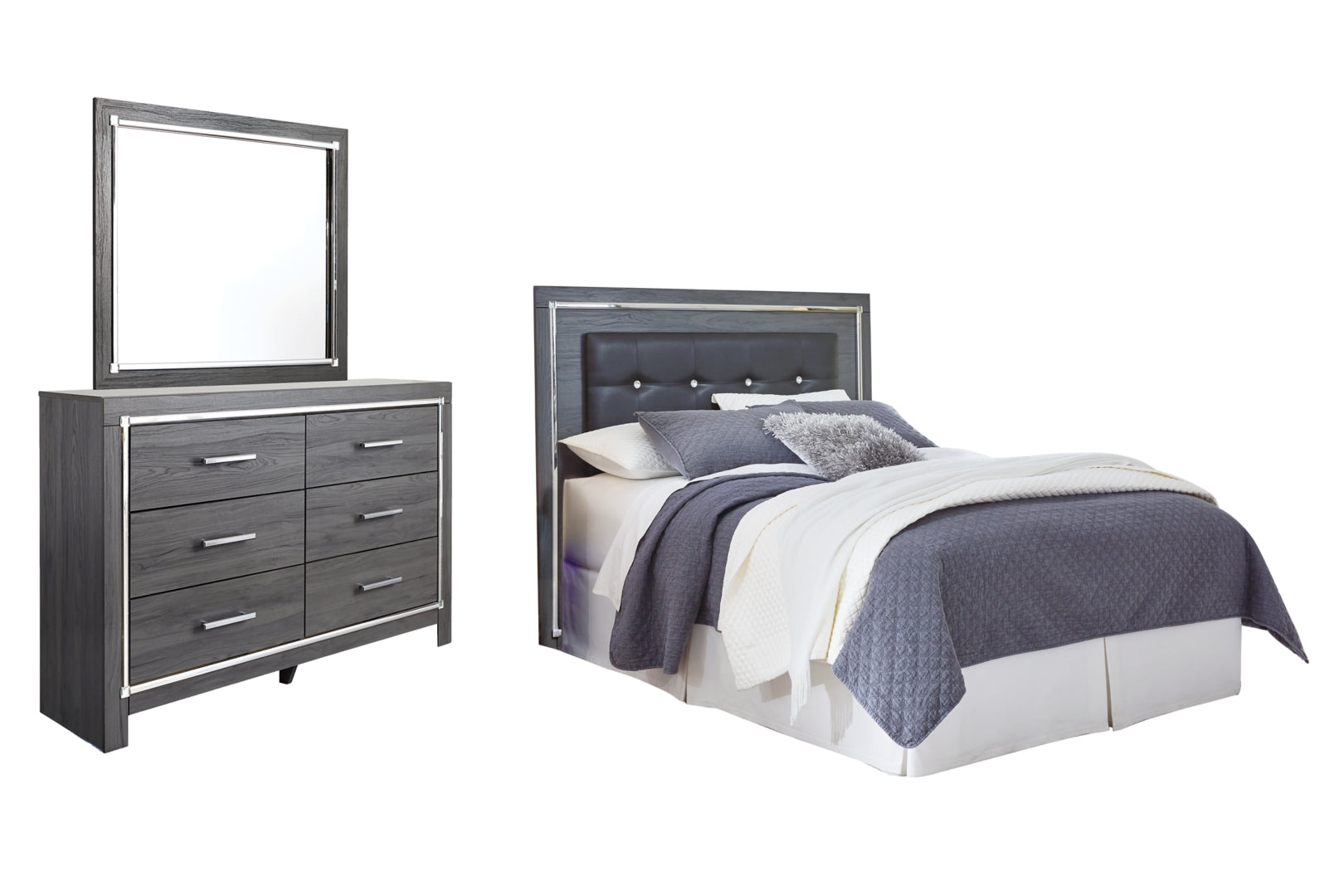 Lodanna Grey Panel Bedroom Set