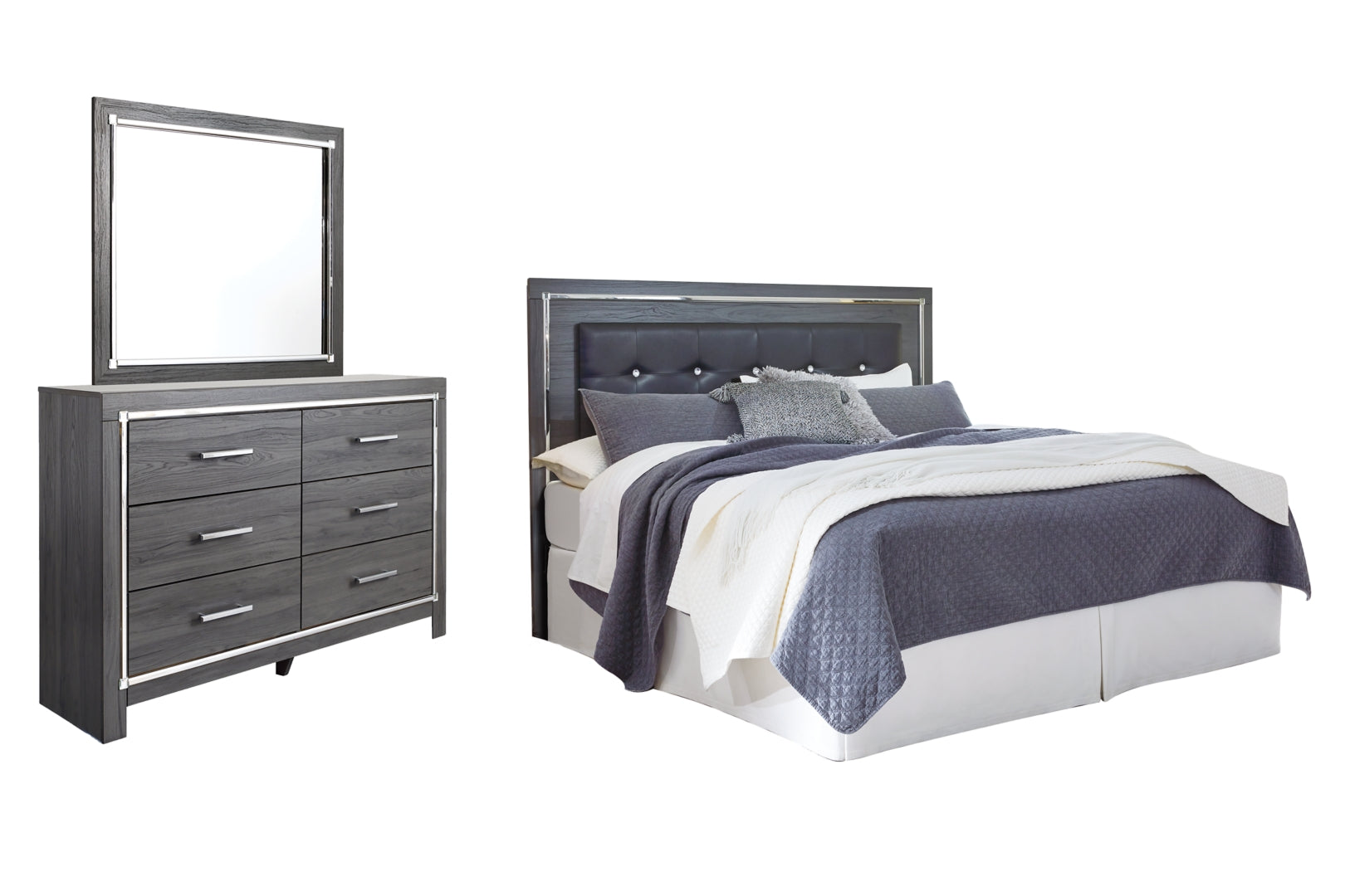 Lodanna Grey Panel Bedroom Set