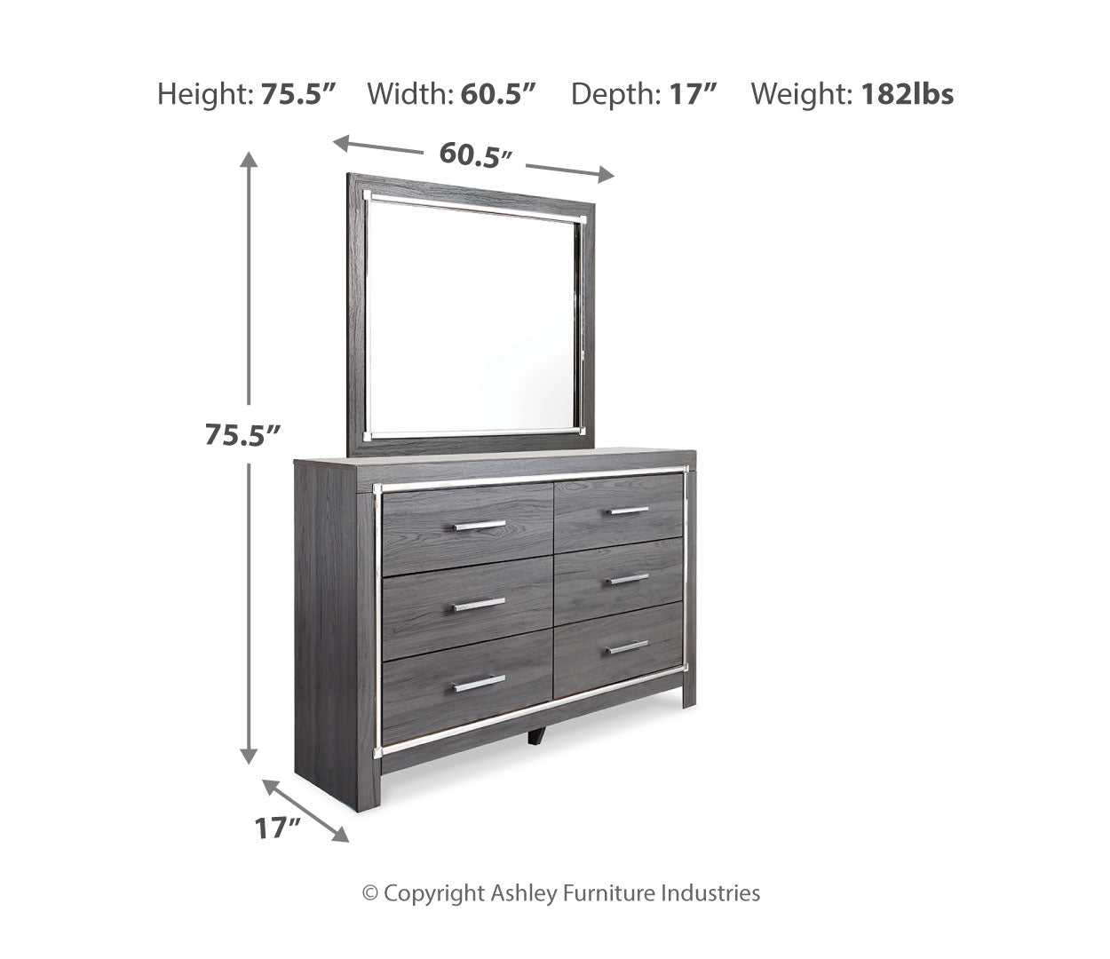 Lodanna Grey Panel Bedroom Set