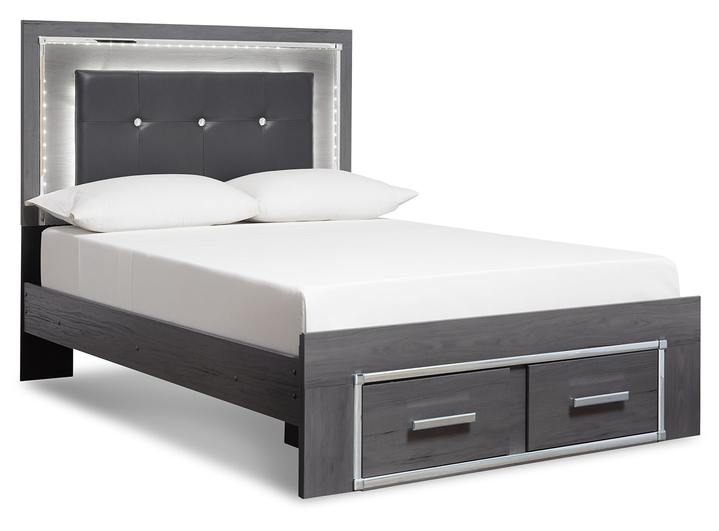 Lodanna Grey Panel Bedroom Set