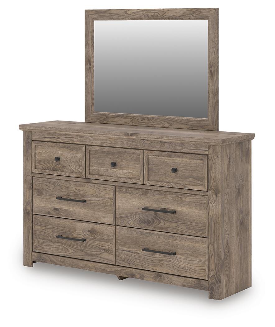 Rusticott Panel Bed Bedroom Set